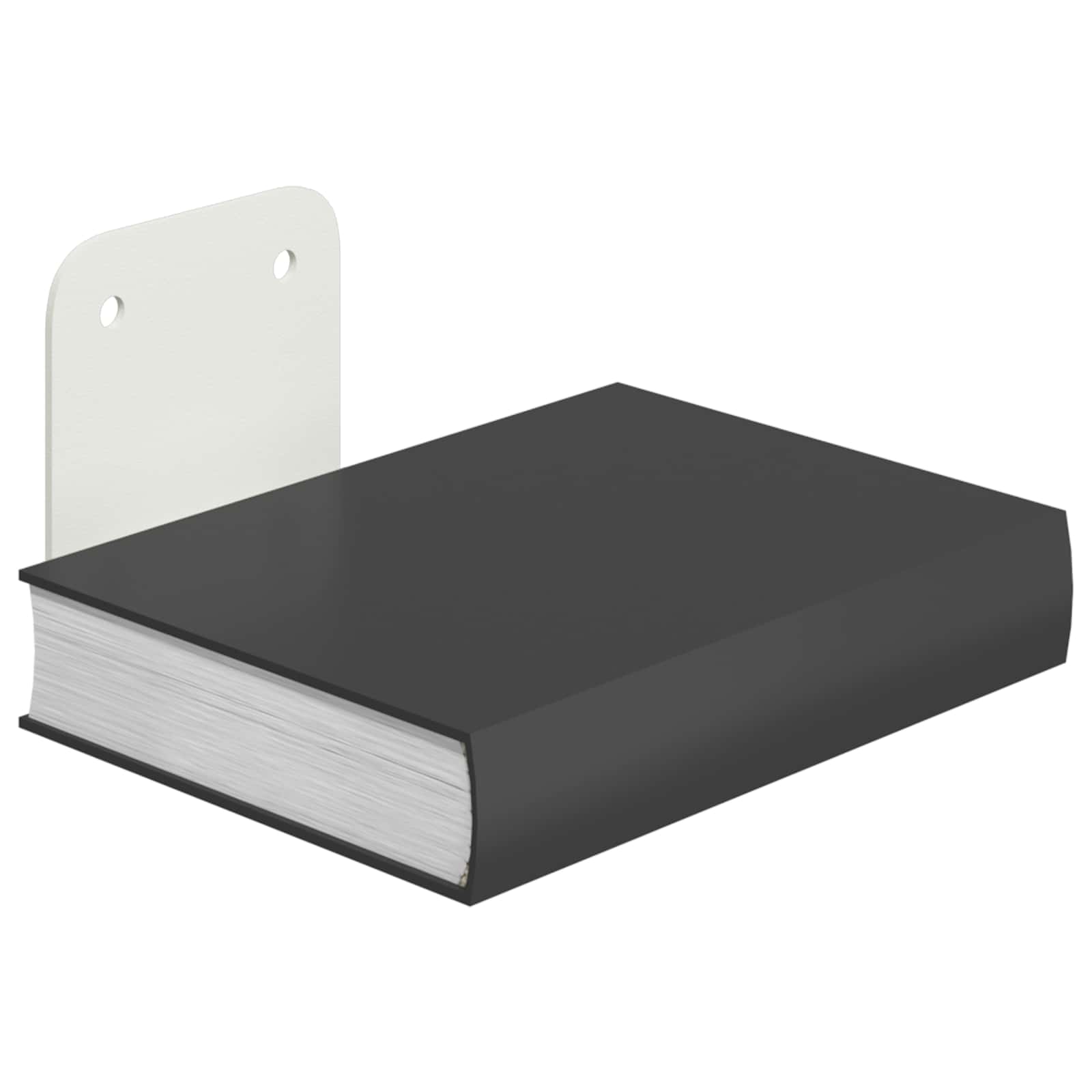 Lebdeća polica s policom Zidne 4 pcs Bijeli 6 x 10,8 x 6,6 cm