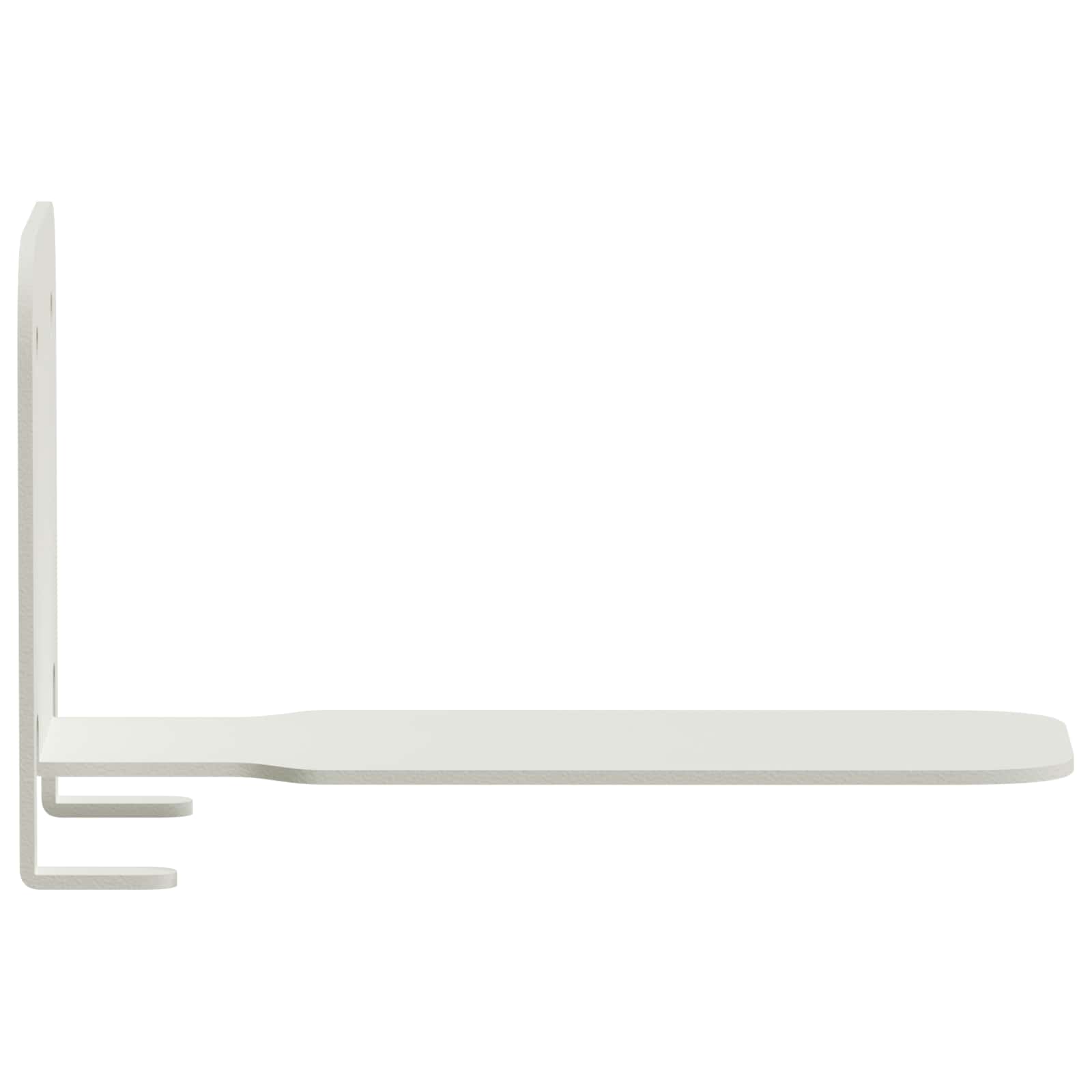 Lebdeća polica s policom Zidne 4 pcs Bijeli 6 x 10,8 x 6,6 cm