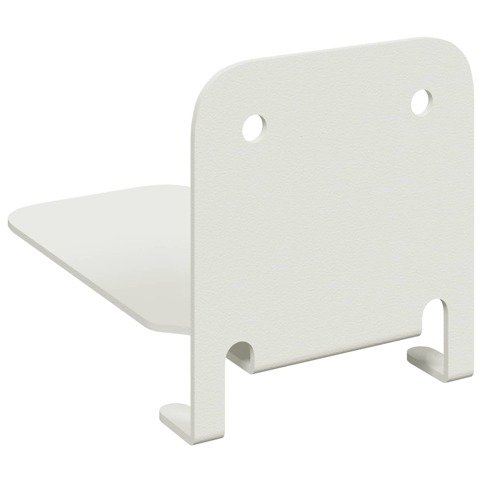 Lebdeća polica s policom Zidne 24 pcs Bijeli 6 x 10,8 x 6,6 cm