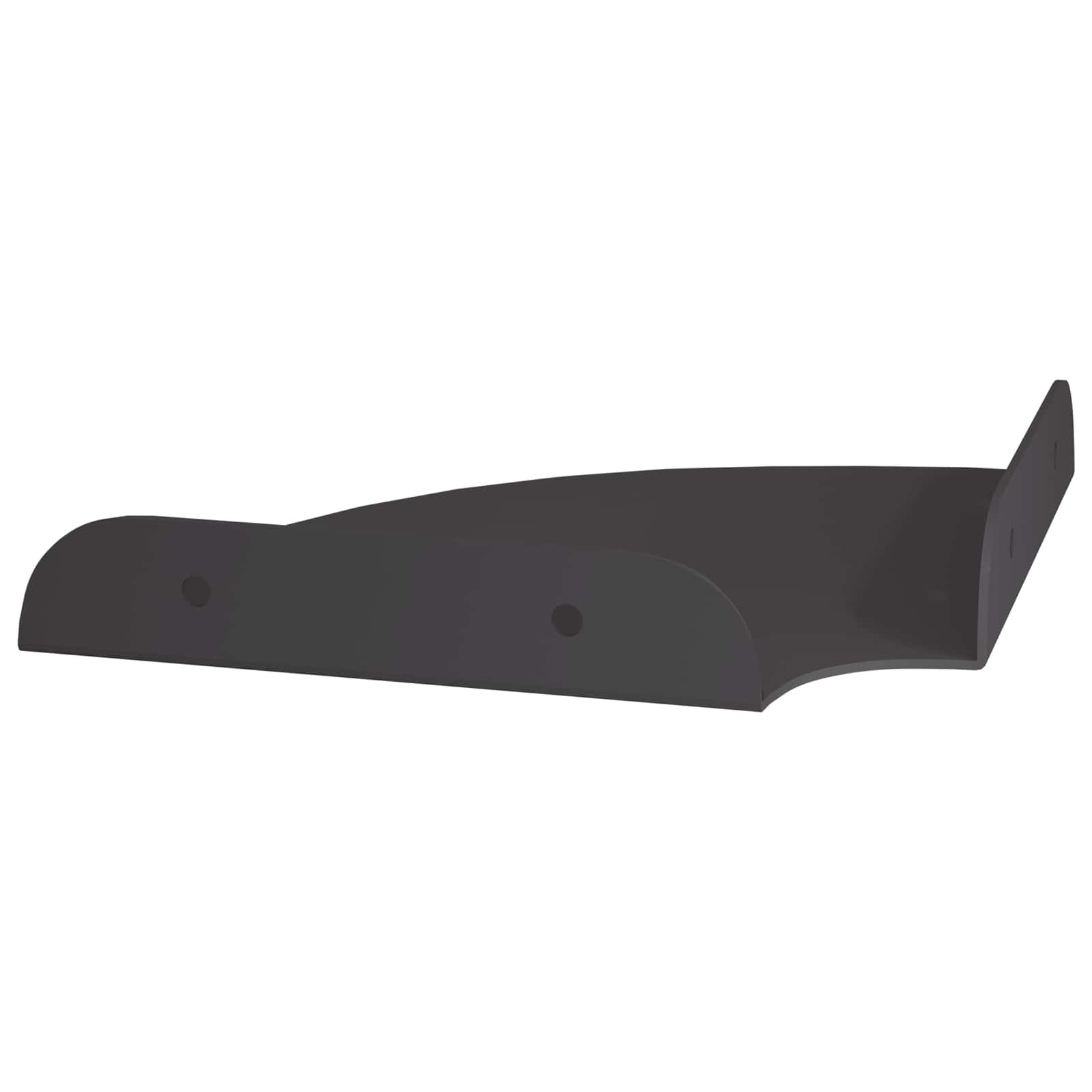 Lebdeća polica s policom s pohranom 2 pcs Crna 15 x 15 x 2 cm