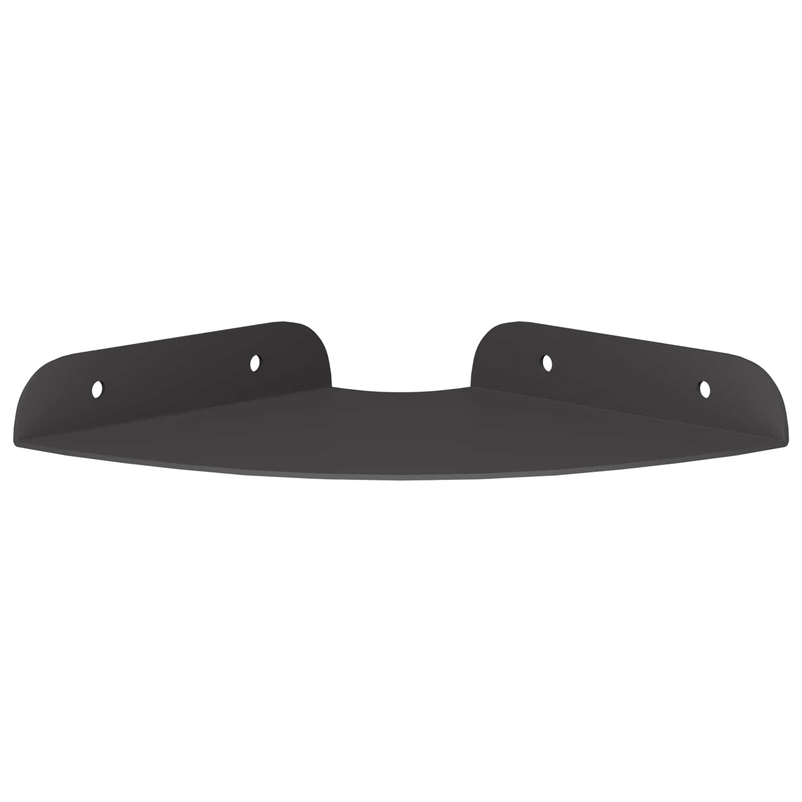 Lebdeća polica s policom s pohranom 2 pcs Crna 15 x 15 x 2 cm