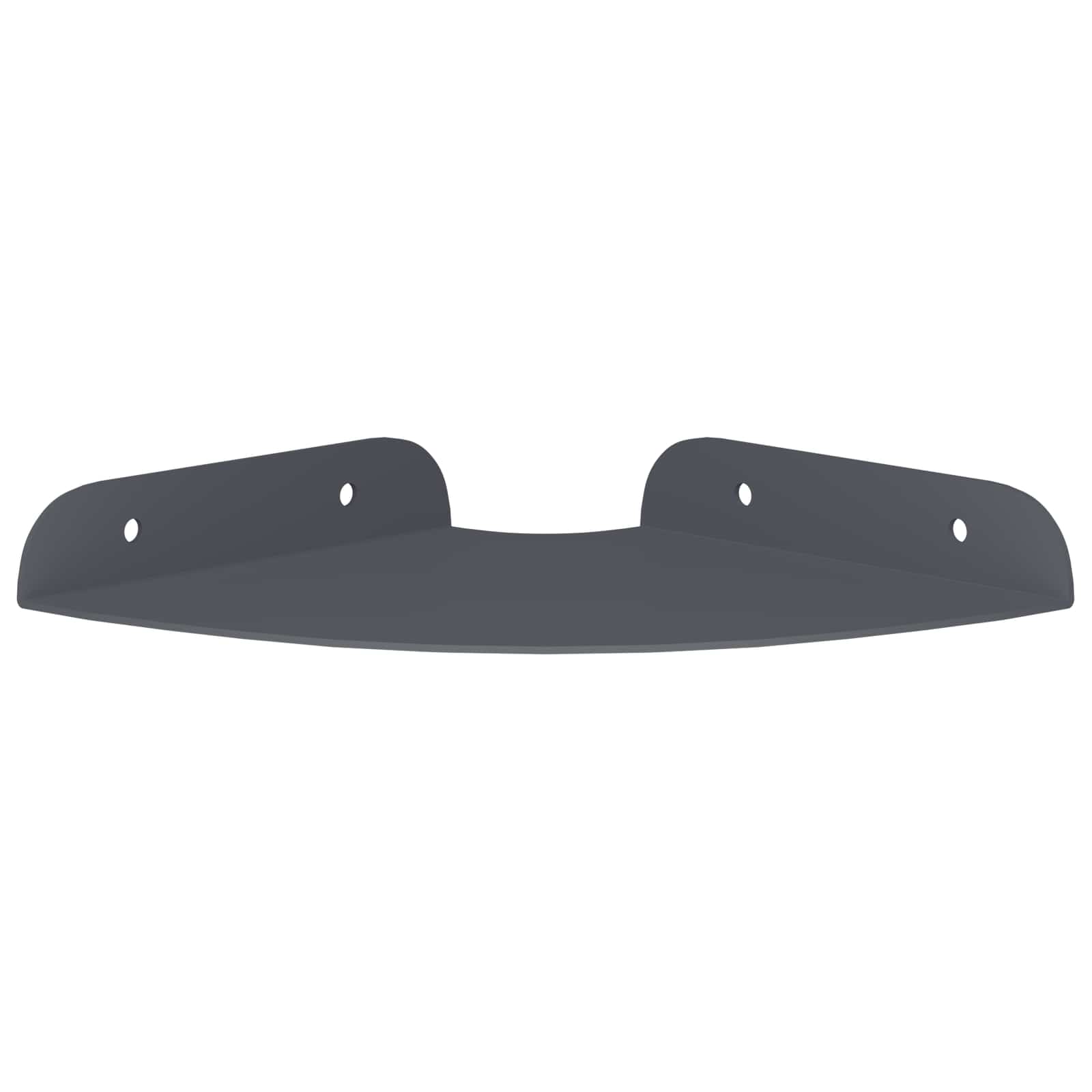 Lebdeća polica s policom 2 pcs Antracit 15 x 15 x 2 cm