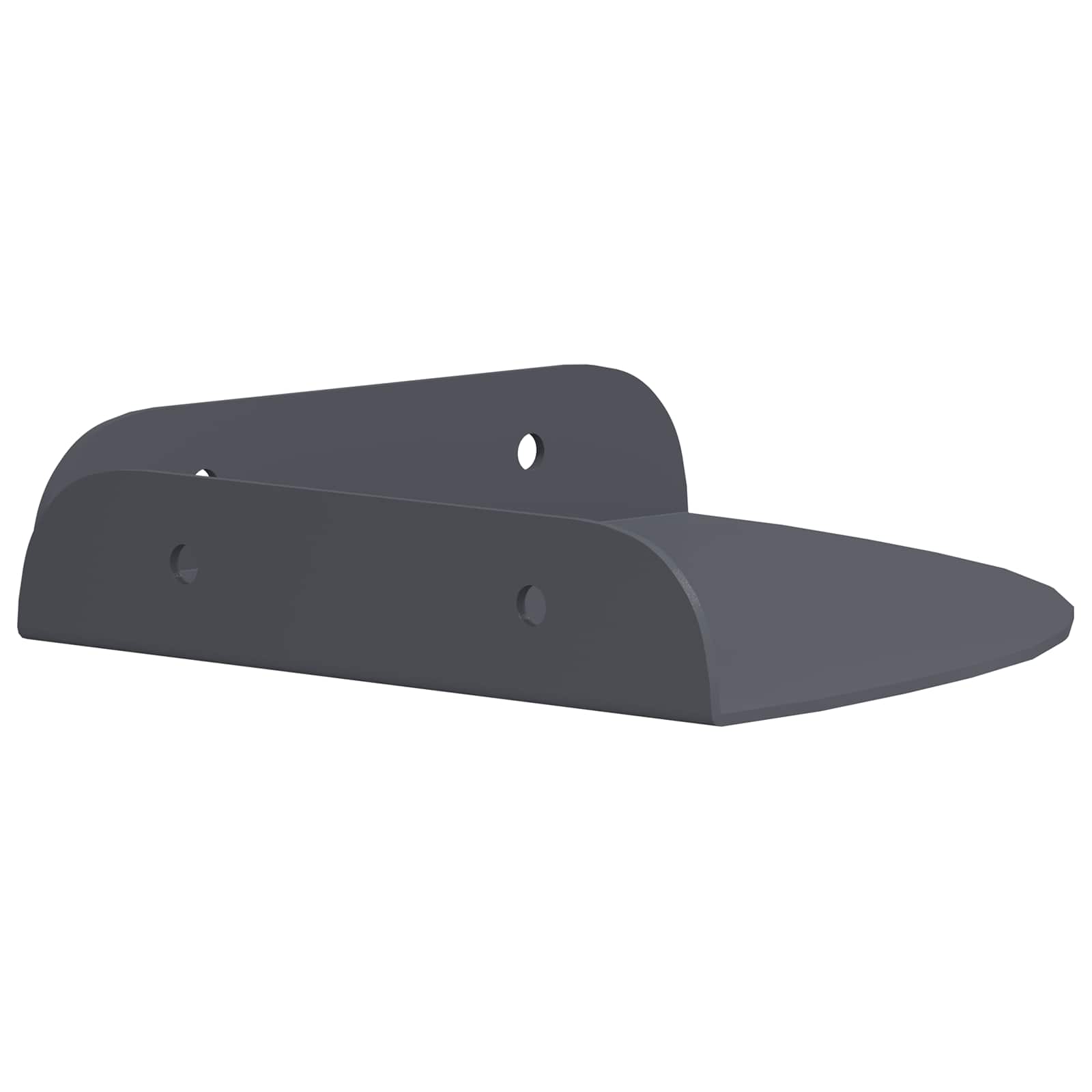 Lebdeća polica s policom 2 pcs Antracit 15 x 15 x 2 cm