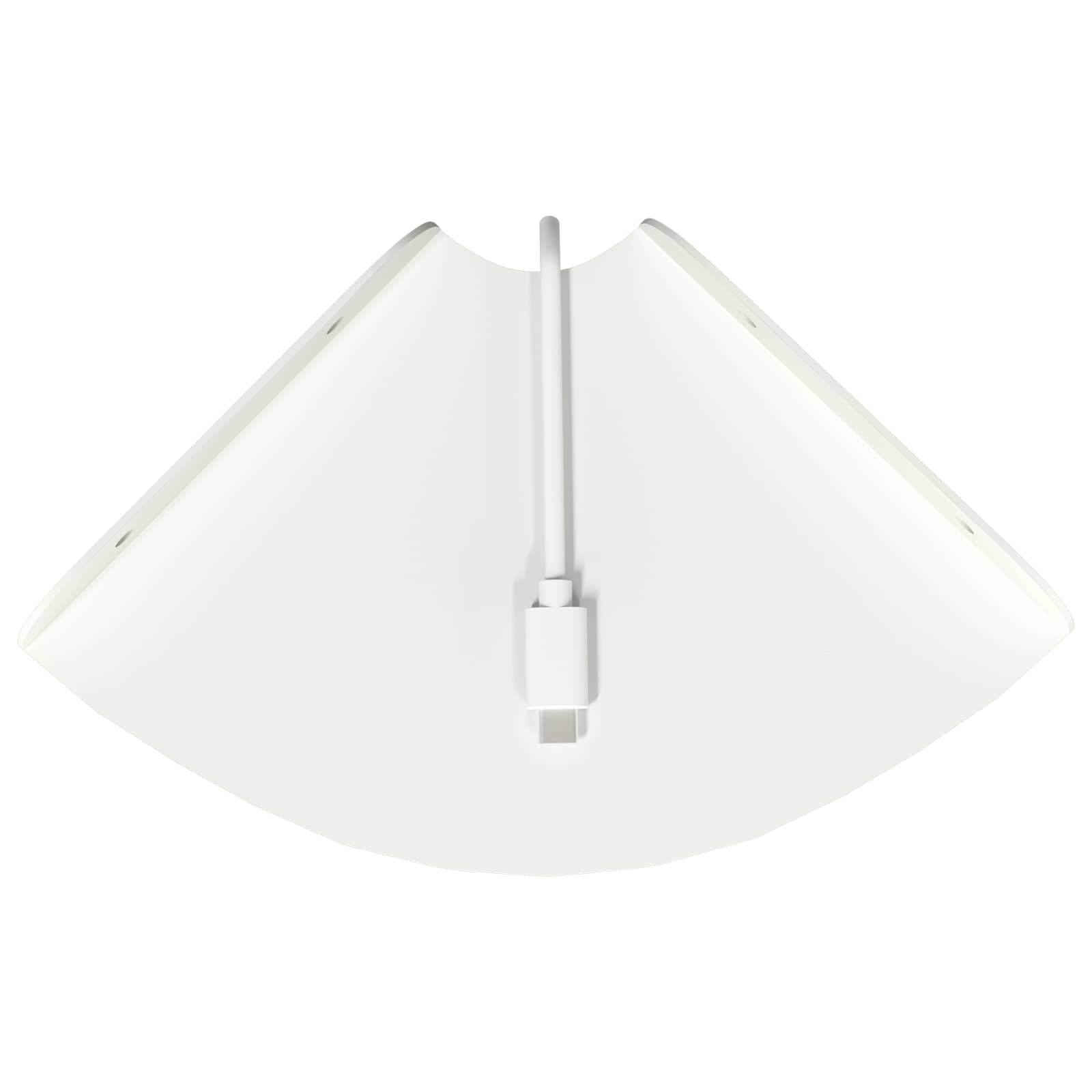 Lebdeća polica s policom s pohranom 2 pcs Bijeli 15 x 15 x 2 cm