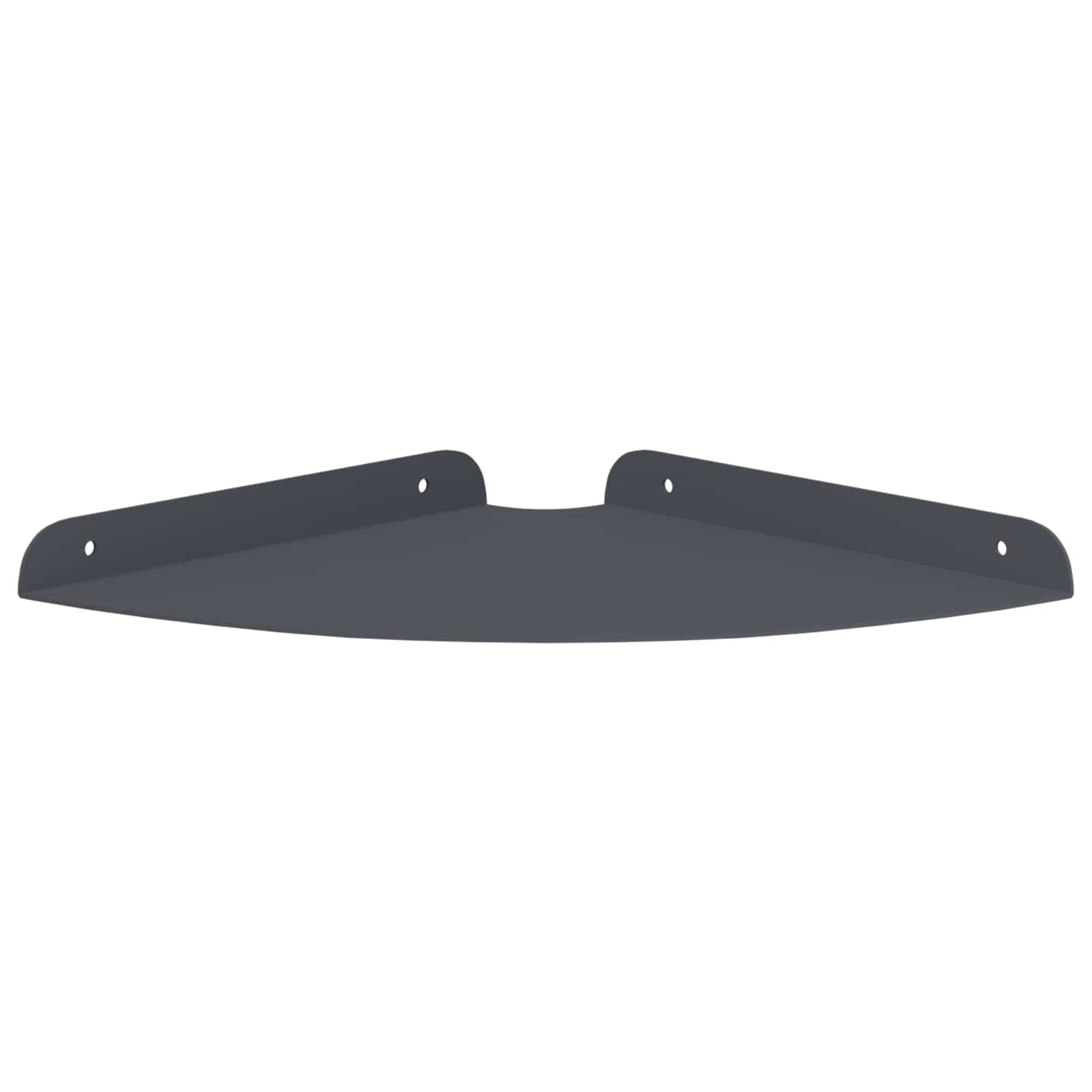 Lebdeća polica s policom 2 pcs Antracit 24 x 24 x 2 cm