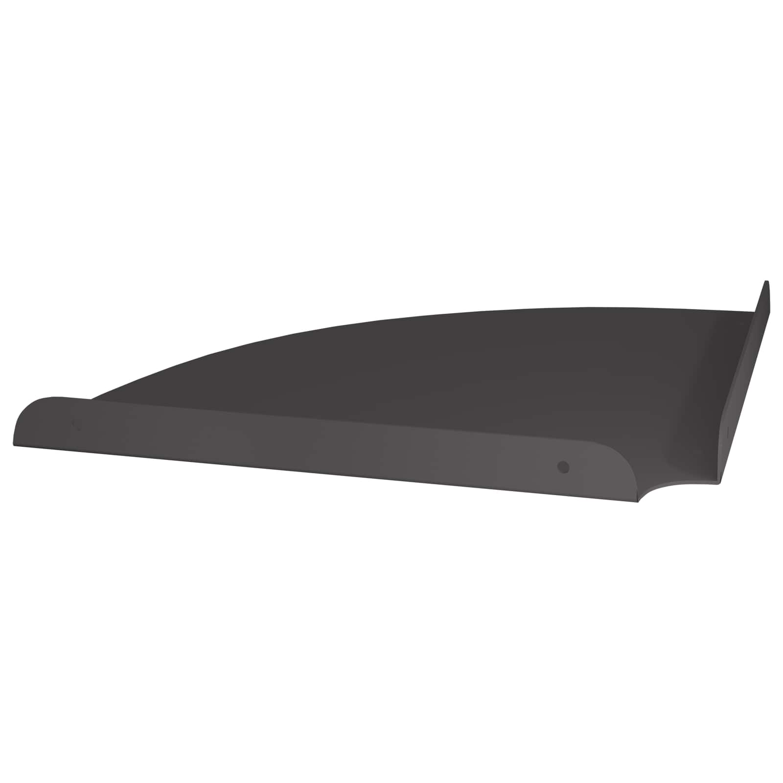Lebdeća polica s policom s pohranom 4 pcs Crna 30 x 30 x 2 cm