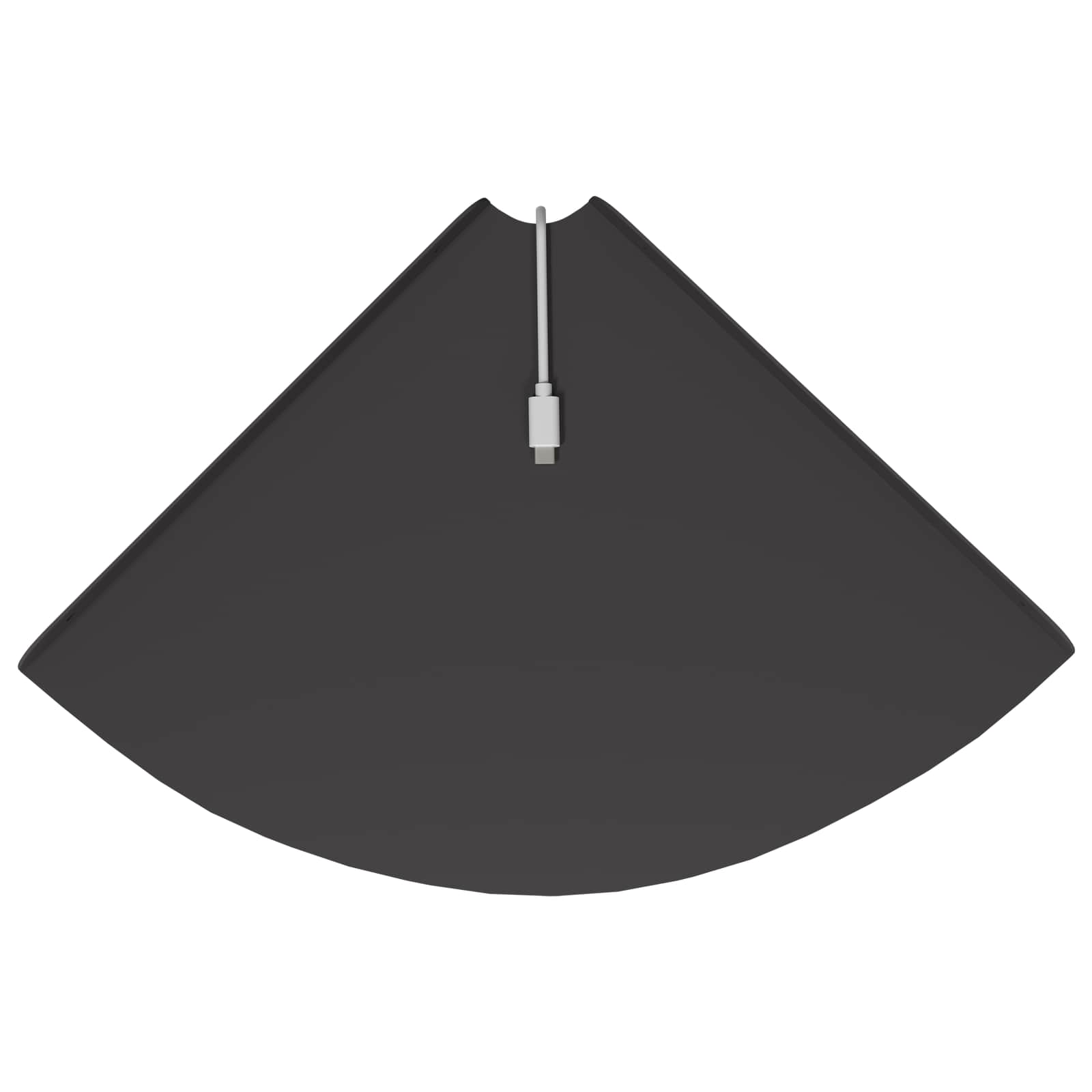 Lebdeća polica s policom s pohranom 4 pcs Crna 30 x 30 x 2 cm