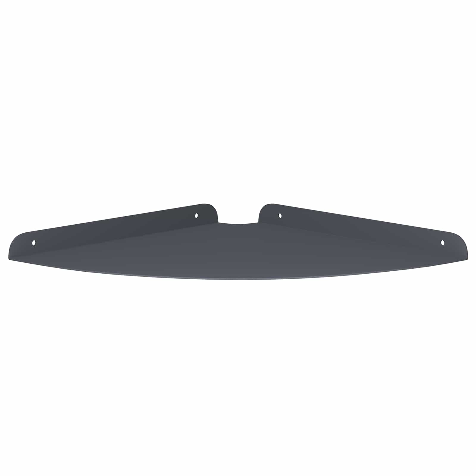 Lebdeća polica s policom 2 pcs Antracit 30 x 30 x 2 cm