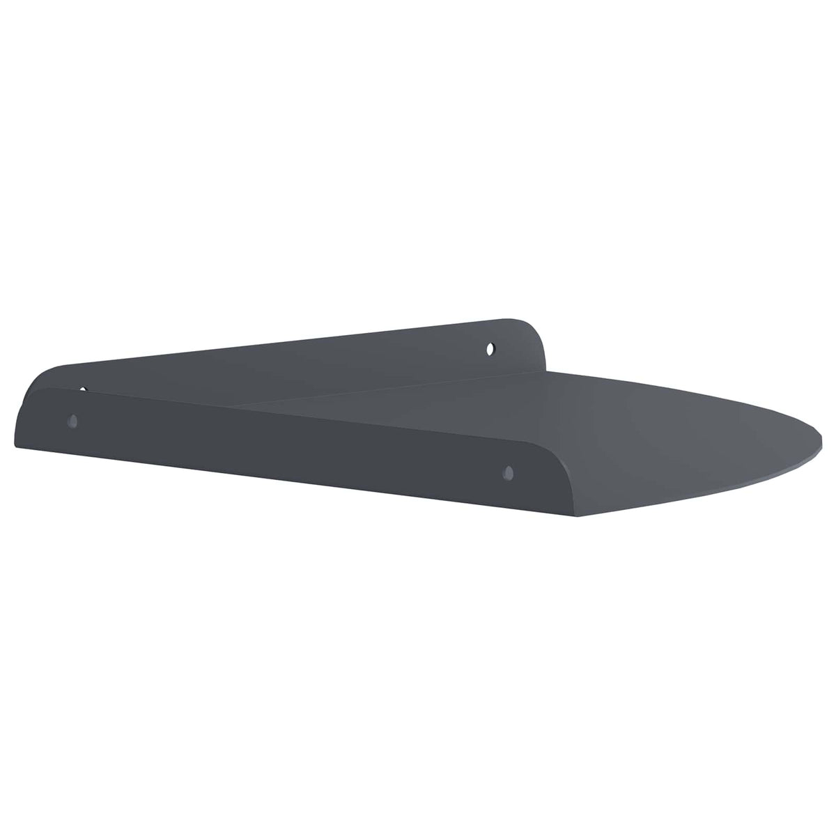 Lebdeća polica s policom 2 pcs Antracit 30 x 30 x 2 cm