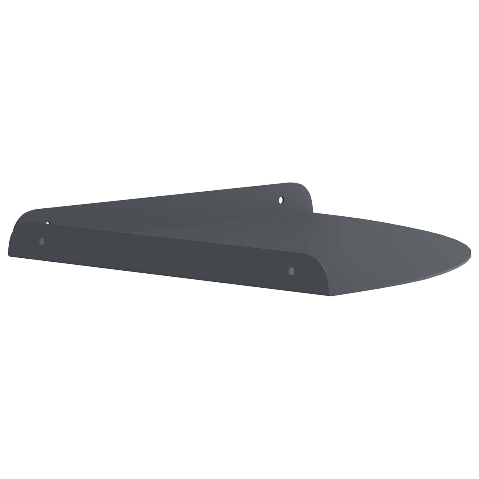 Lebdeća polica s policom 4 pcs Antracit 30 x 30 x 2 cm