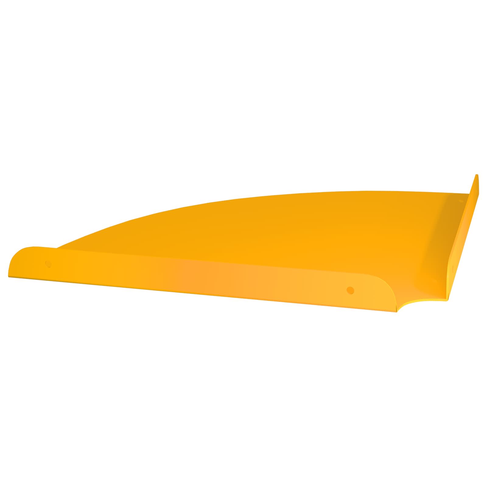 Lebdeća polica s policom s pohranom 4 pcs Žuta 30 x 30 x 2 cm
