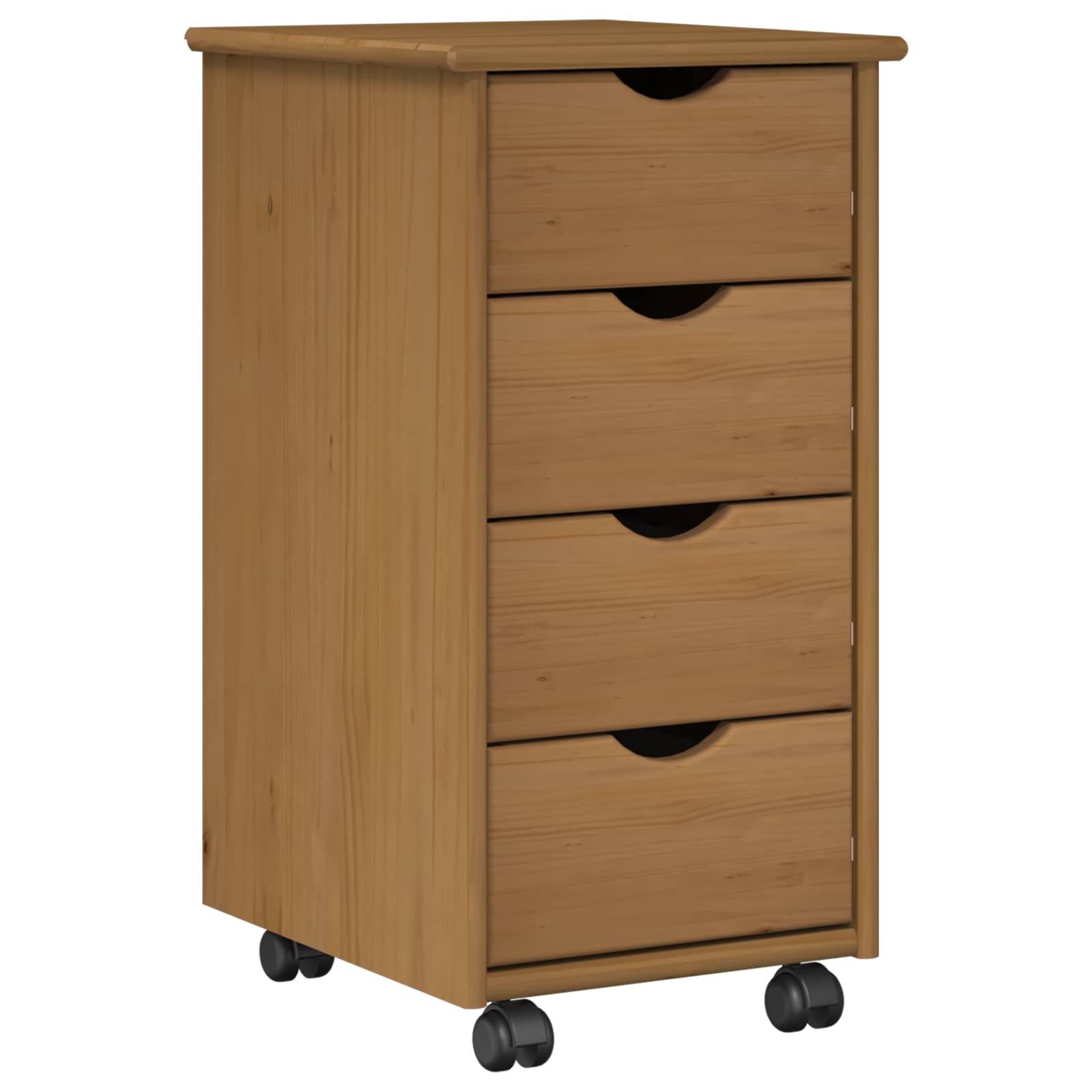Mobilni ormar Medeno smeđa 34 x 39 x 65,5 cm Čvrsto borovo drvo