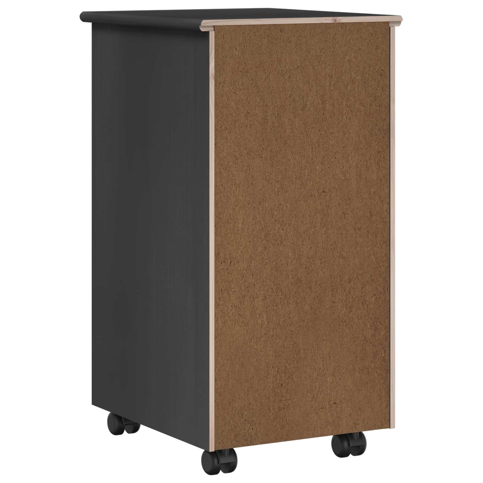 Mobilni ormar Siva 34 x 39 x 65,5 cm Čvrsto borovo drvo