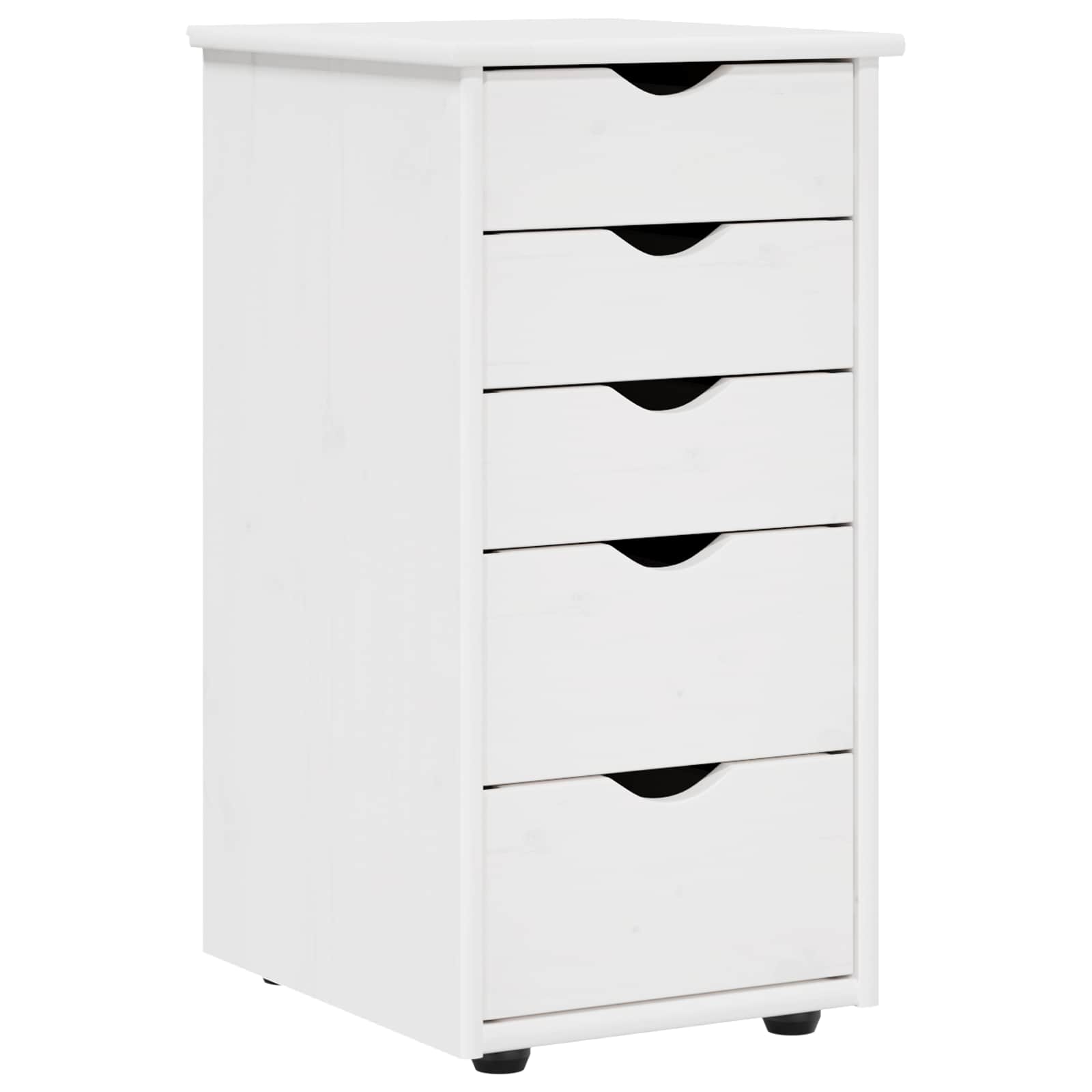 Cabinet Bijelo 34 x 39 x 61,5 cm Čvrsto borovo drvo