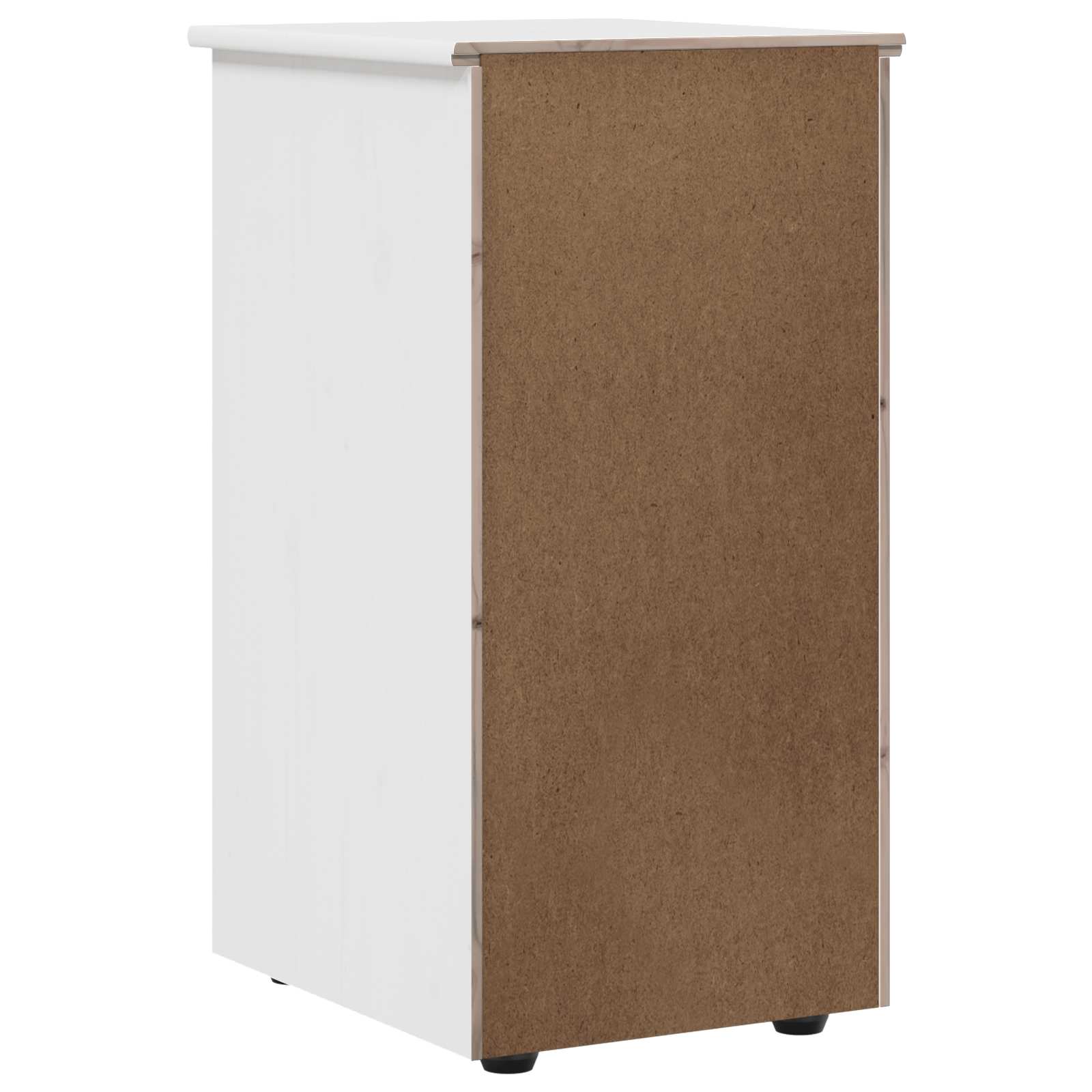 Cabinet Bijelo 34 x 39 x 61,5 cm Čvrsto borovo drvo