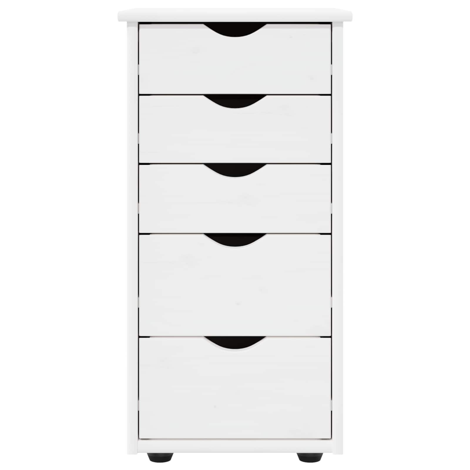 Cabinet Bijelo 34 x 39 x 61,5 cm Čvrsto borovo drvo