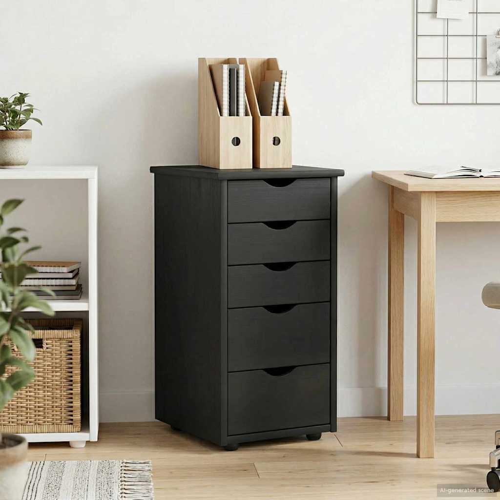 Cabinet Siva 34 x 39 x 61,5 cm Čvrsto borovo drvo