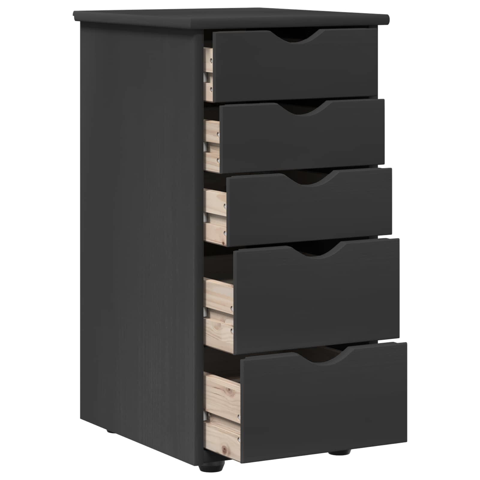 Cabinet Siva 34 x 39 x 61,5 cm Čvrsto borovo drvo