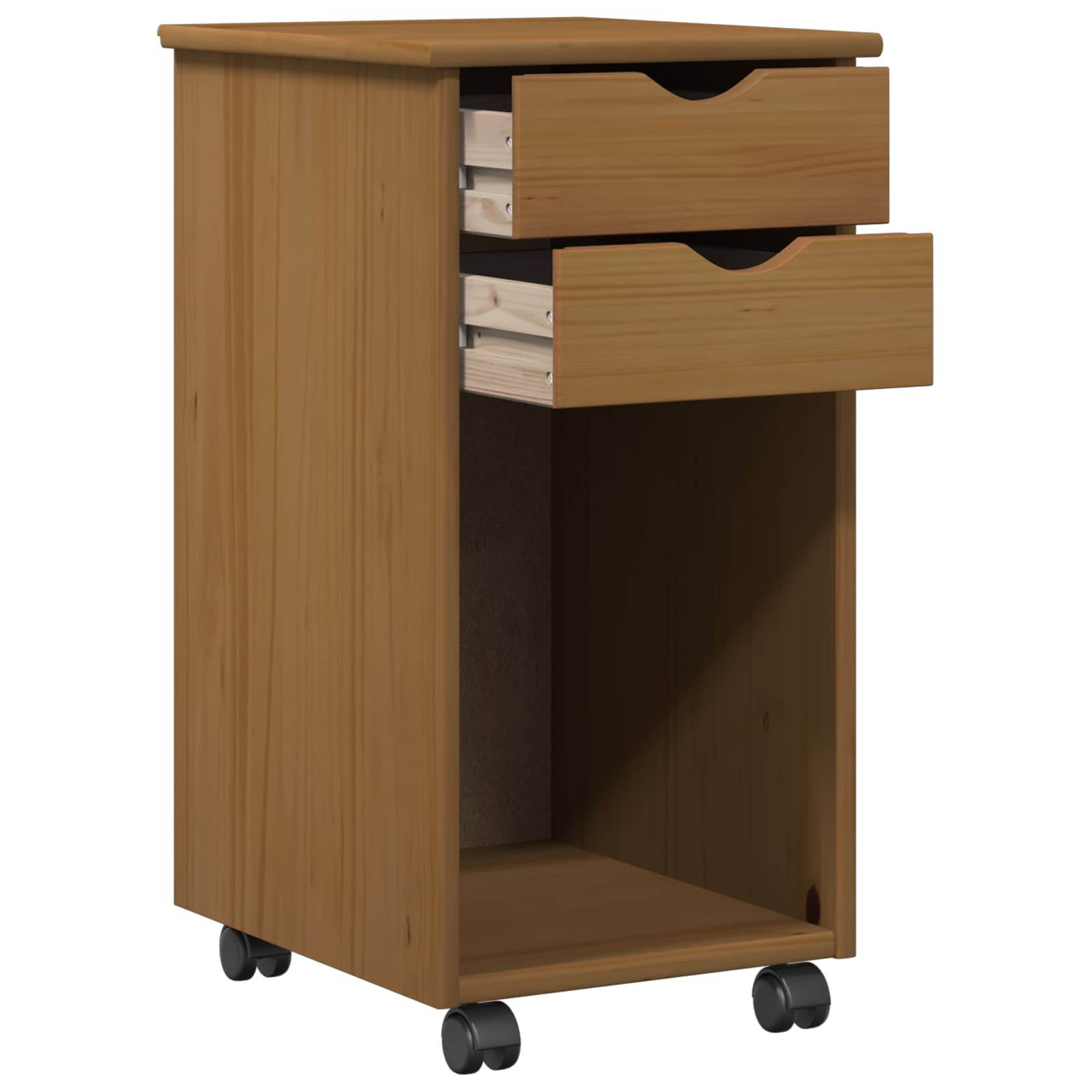 Mobilni ormar Medeno Smeđa 34 x 39 x 65,5 cm Masivna borovina
