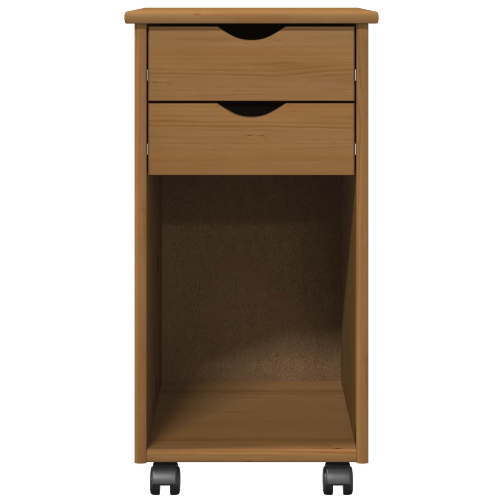 Mobilni ormar Medeno Smeđa 34 x 39 x 65,5 cm Masivna borovina