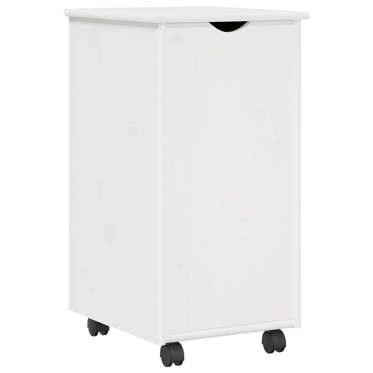 Mobilni ormar Bijelo 34 x 39 x 65,5 cm Čvrsto borovo drvo