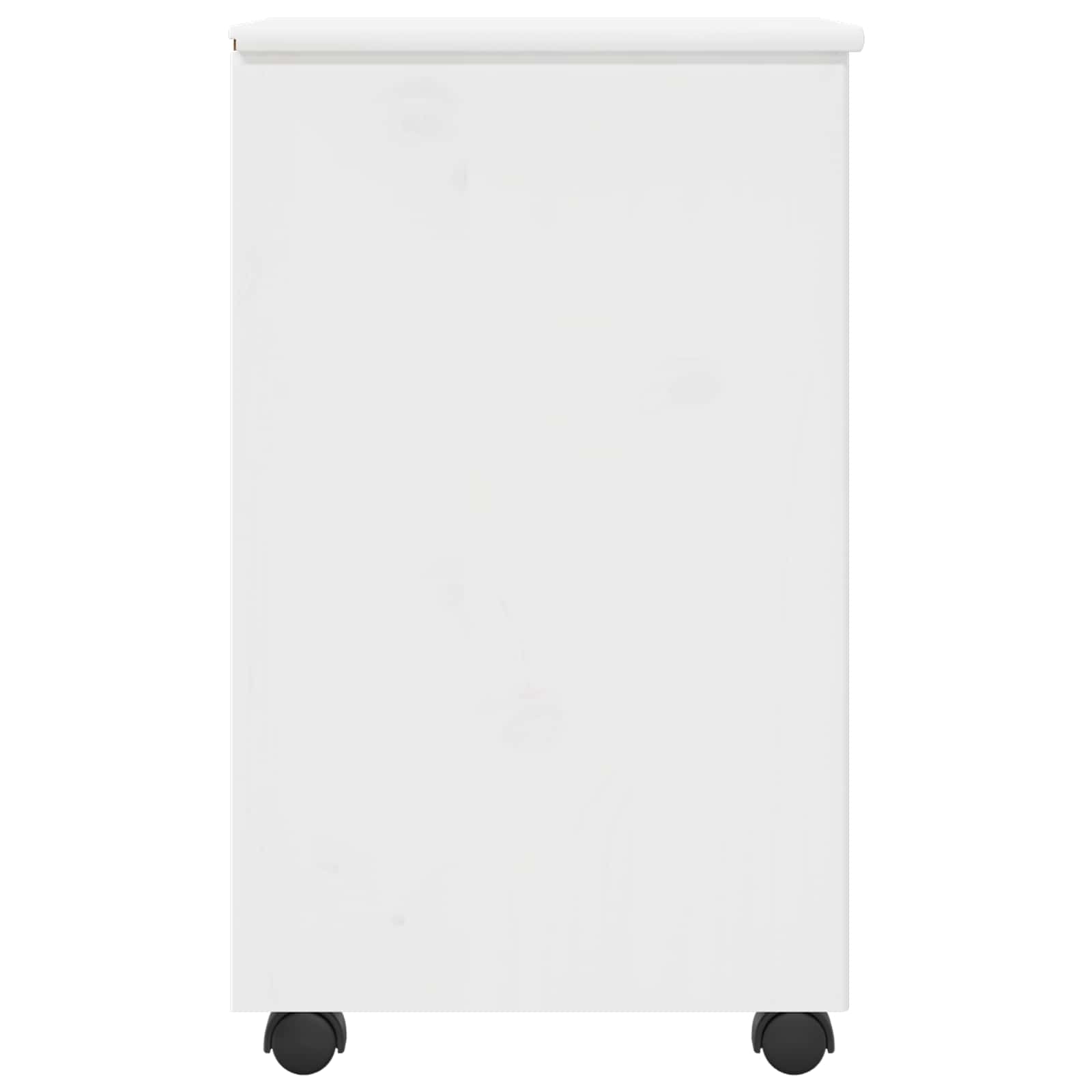 Mobilni ormar Bijelo 34 x 39 x 65,5 cm Čvrsto borovo drvo