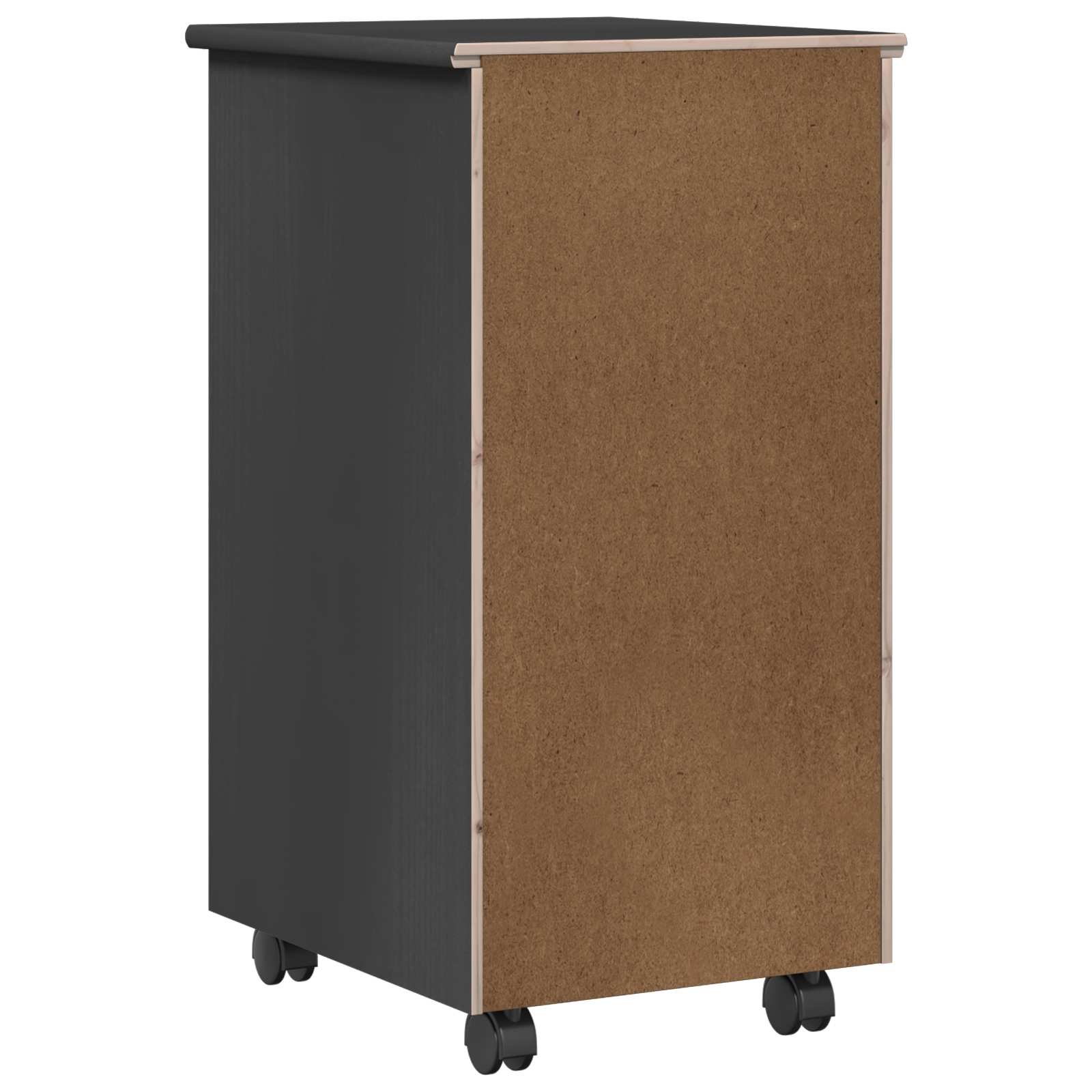 Mobilni ormar Siva 34 x 39 x 65,5 cm Čvrsto borovo drvo