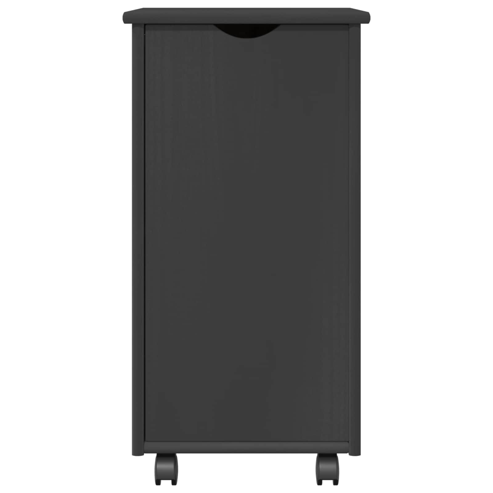 Mobilni ormar Siva 34 x 39 x 65,5 cm Čvrsto borovo drvo