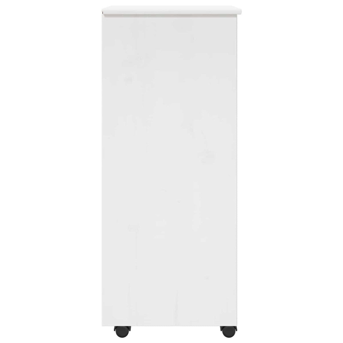 Mobilni ormar Bijelo 34 x 39 x 93,5 cm Čvrsto borovo drvo