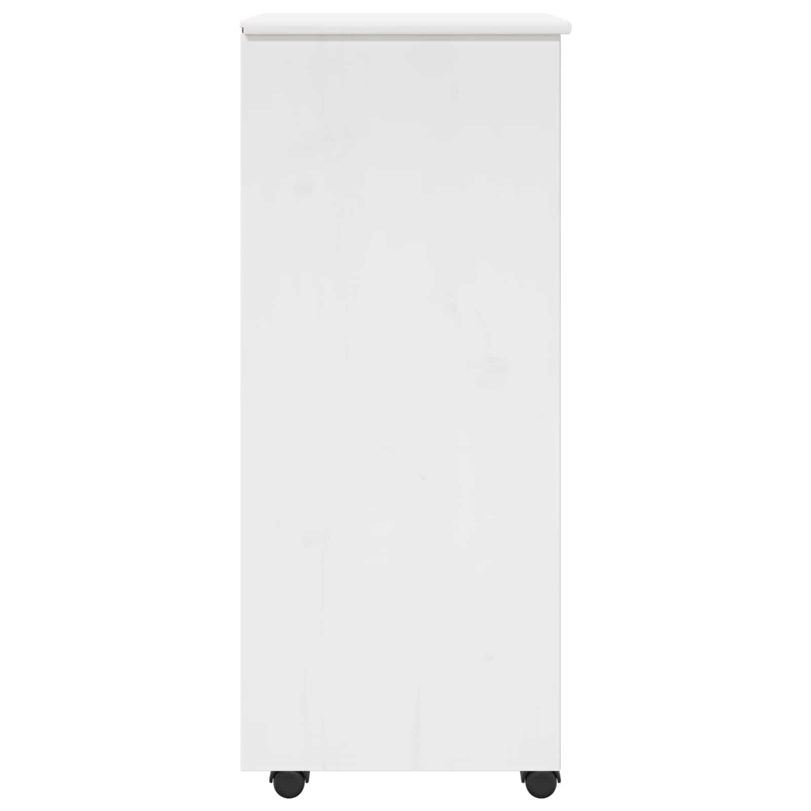 Mobilni ormar Bijelo 34 x 39 x 93,5 cm Čvrsto borovo drvo