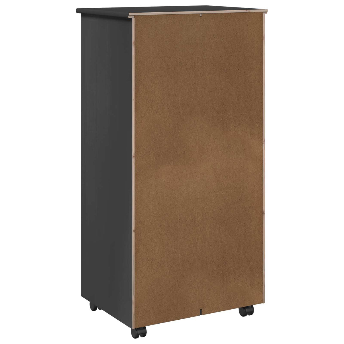Mobilni ormar Siva 53 x 39 x 103 cm Čvrsto borovo drvo