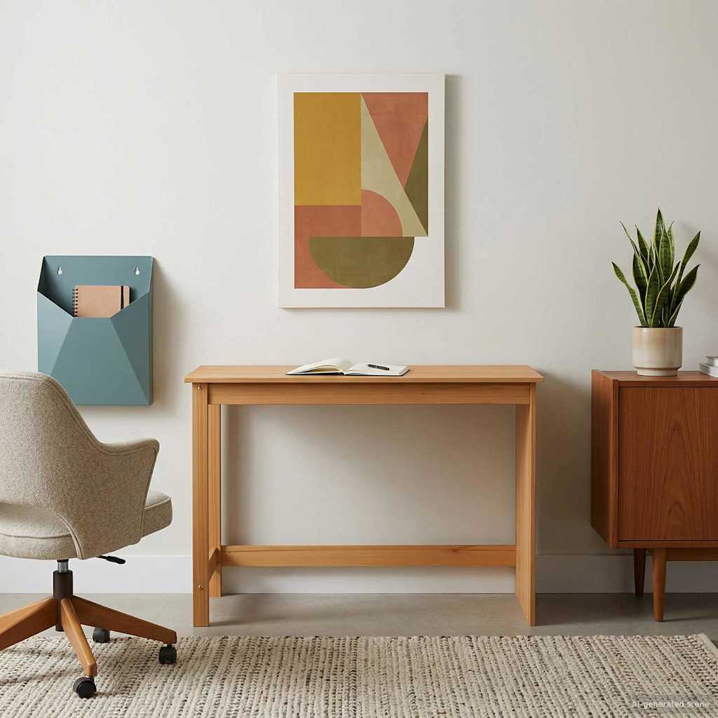 Stol Medeno smeđa 112 x 50 x 75 cm Čvrsto borovo drvo