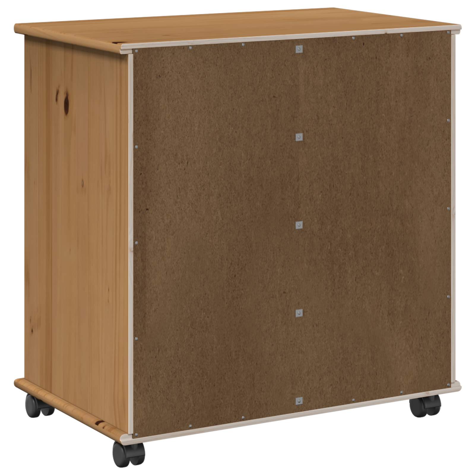Mobilni ormar s kotačem Medeno smeđa 63,5 x 39 x 65,5 cm