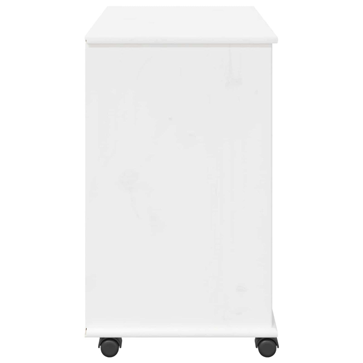 Mobilni ormar Bijelo 63,5 x 39 x 65,5 cm Čvrsto borovo drvo