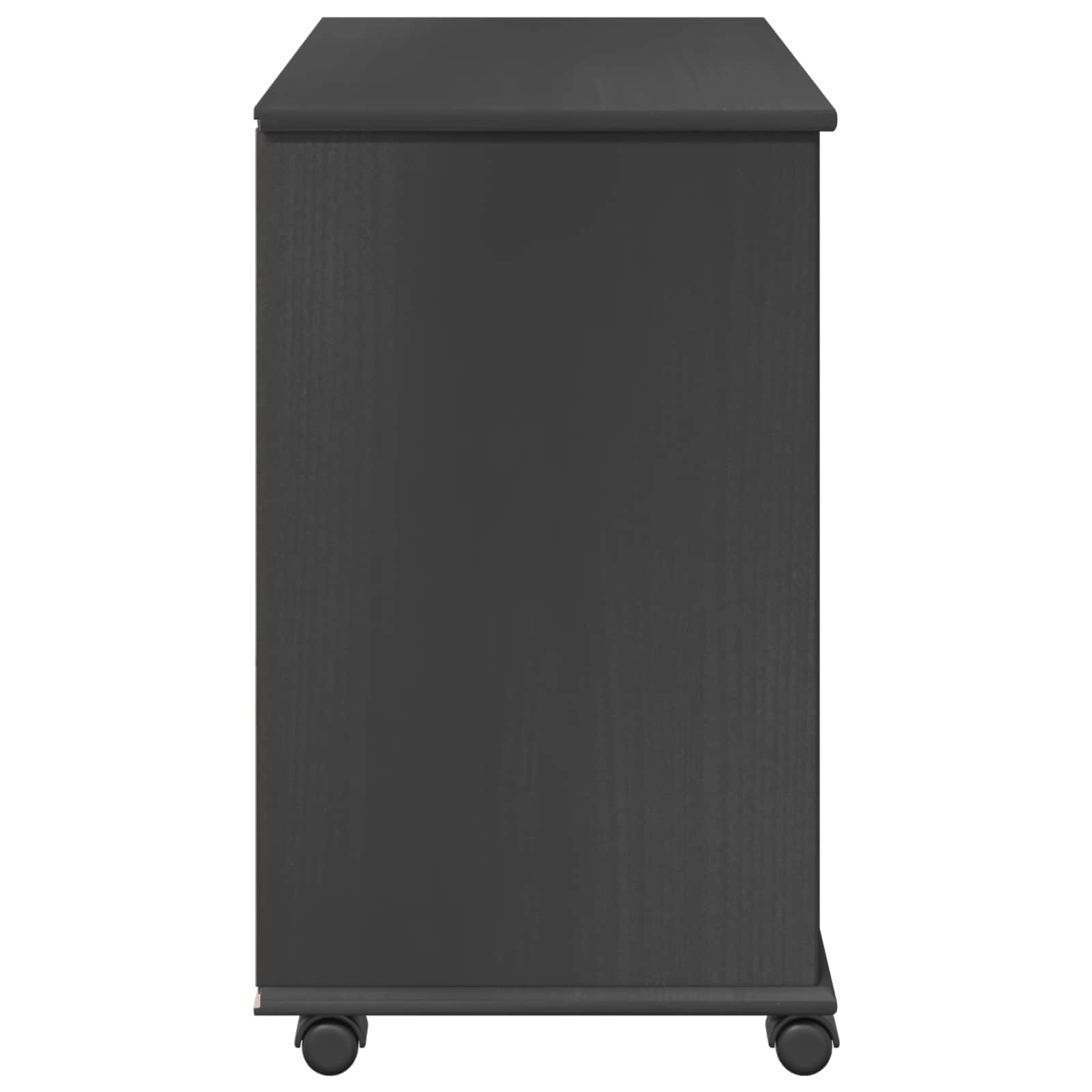 Mobilni ormar Siva 63,5 x 39 x 65,5 cm Čvrsto borovo drvo