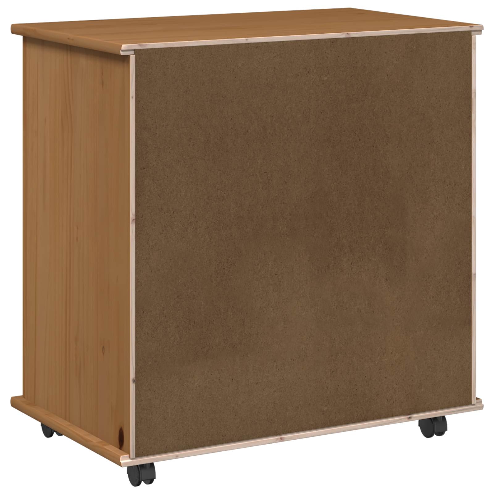 Mobilni ormar s kotačem Medeno smeđa 63,5 x 39 x 65,5 cm
