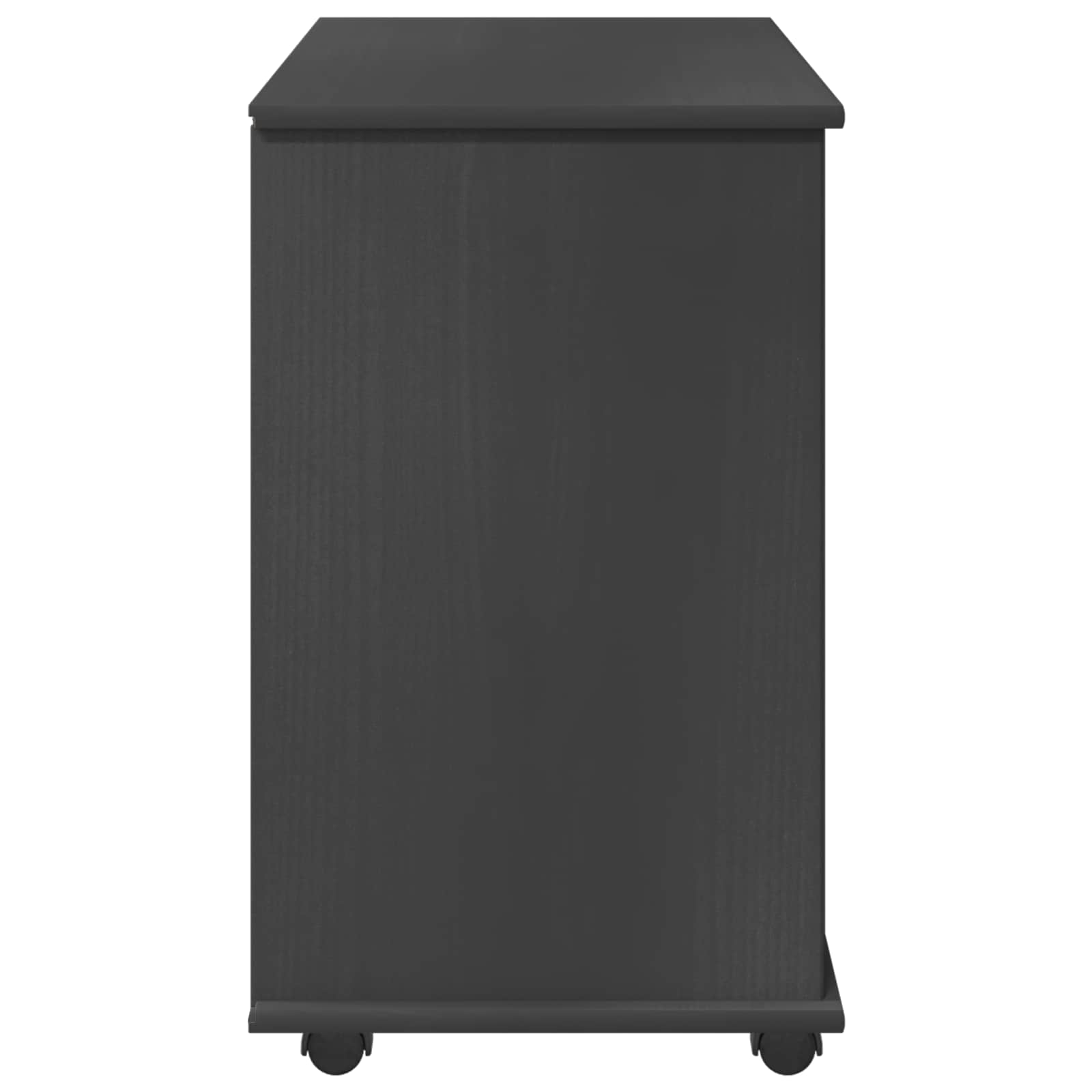 Mobilni ormar Siva 63,5 x 39 x 65,5 cm Čvrsto borovo drvo