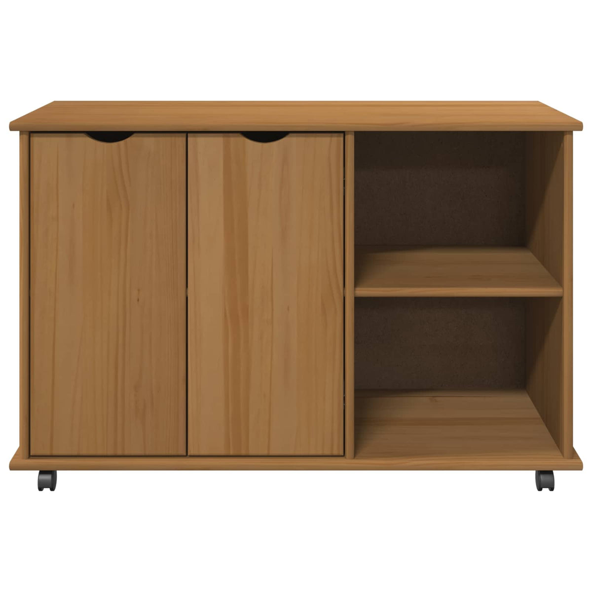 Mobilni ormar s kotačem Medeno smeđa 100 x 39 x 65,5 cm