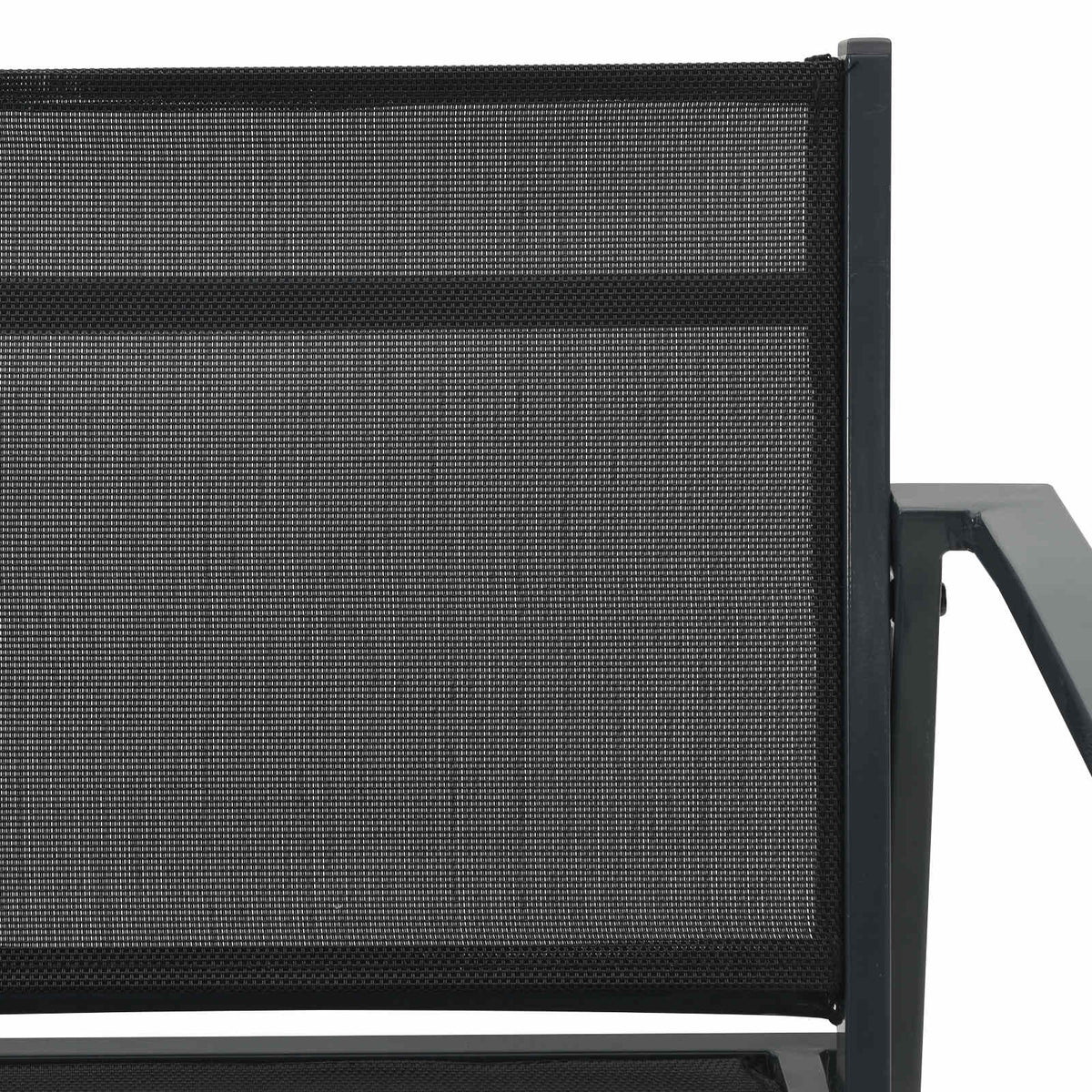 Vrtne stolice 2 pcs Crna i antracit 53,5 x 59 x 77 cm