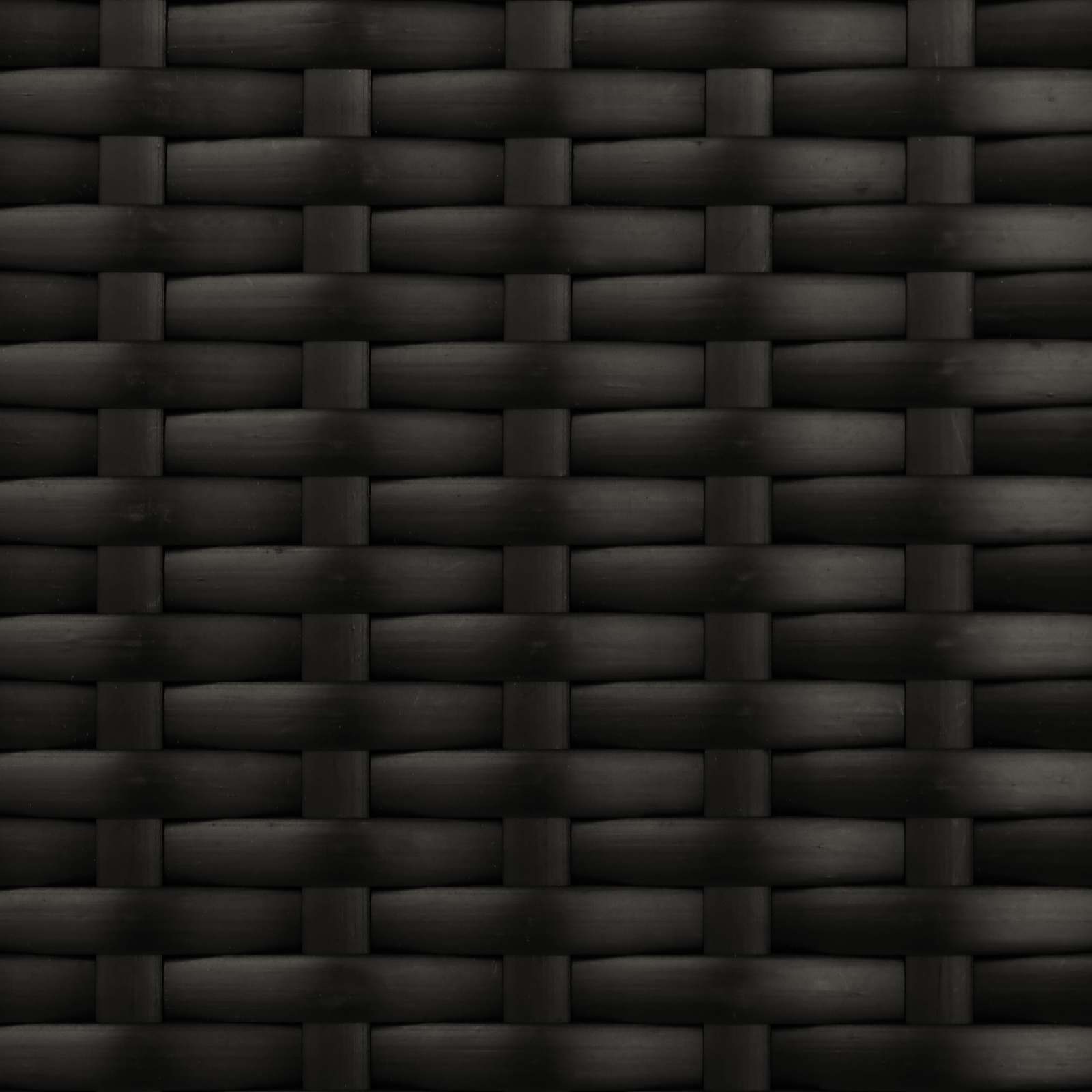 Vrtni set sofe za opuštanje Podesiva Crna 164 x 164 x 112 cm
