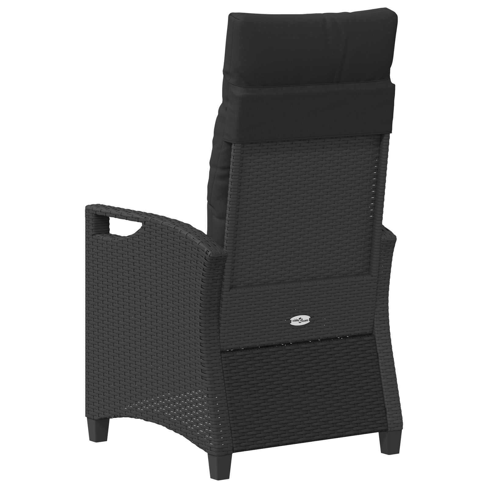 Vrtna stolica 2 pcs Crna 56 x 64 x 94 cm Čelik i poliester
