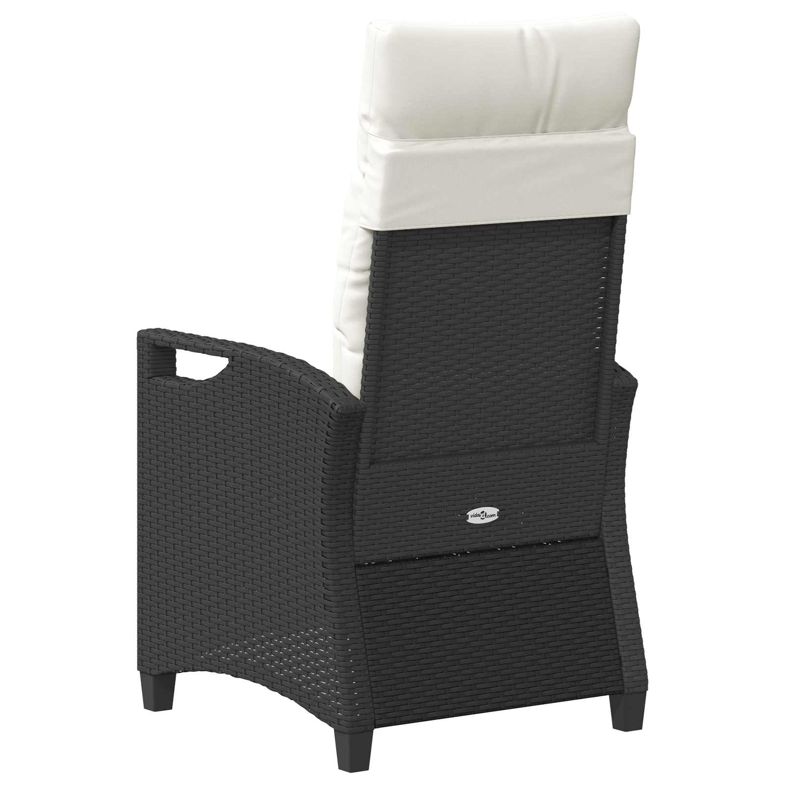 Vrtna stolica 2 pcs Crna i Krema 56 x 60 x 112 cm