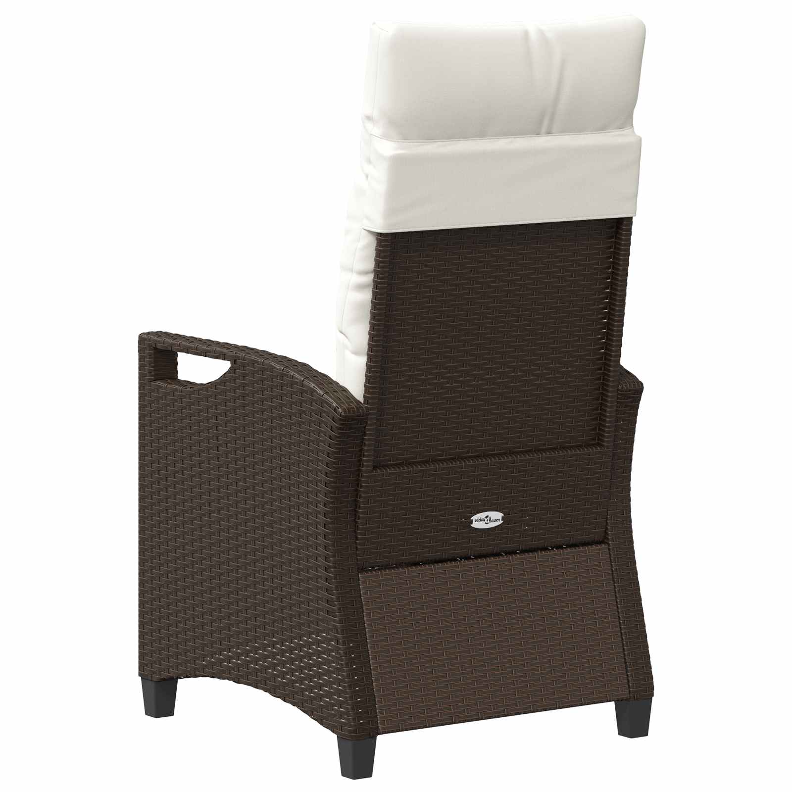 Vrtna stolica 2 pcs Smeđa i krem 56 x 60 x 112 cm