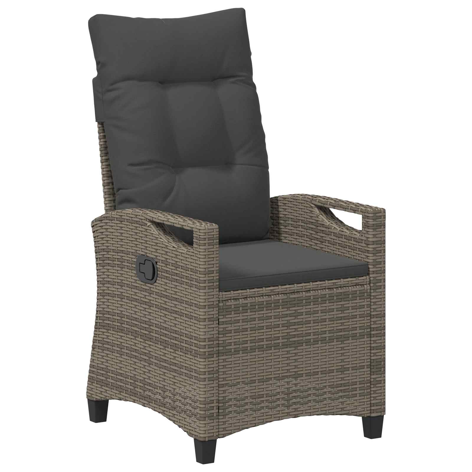 Vrtna stolica 2 pcs Siva i tamno siva 56 x 60 x 112 cm