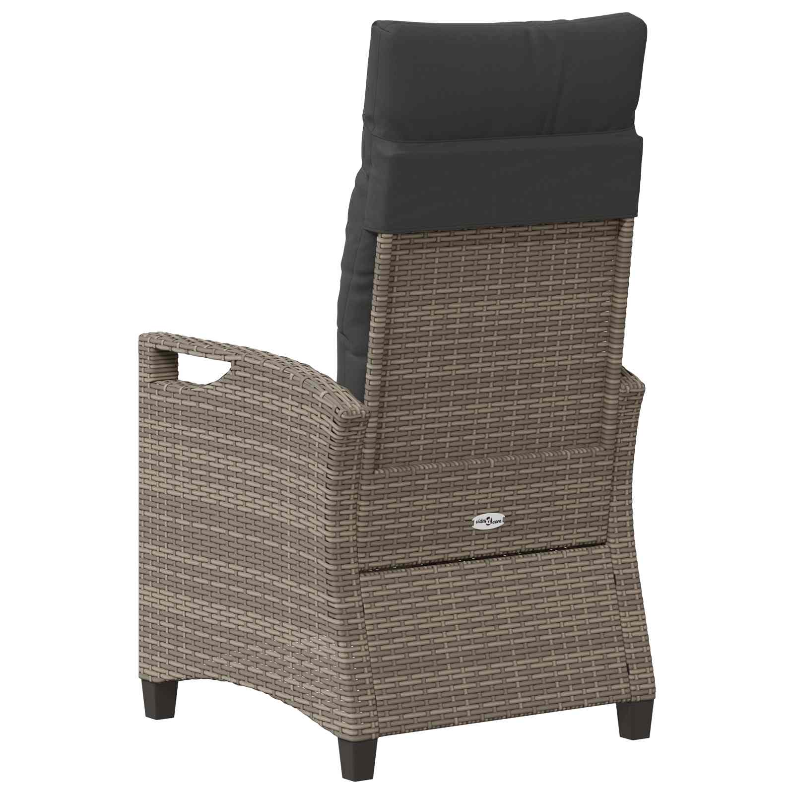 Vrtna stolica 2 pcs Siva i tamno siva 56 x 60 x 112 cm
