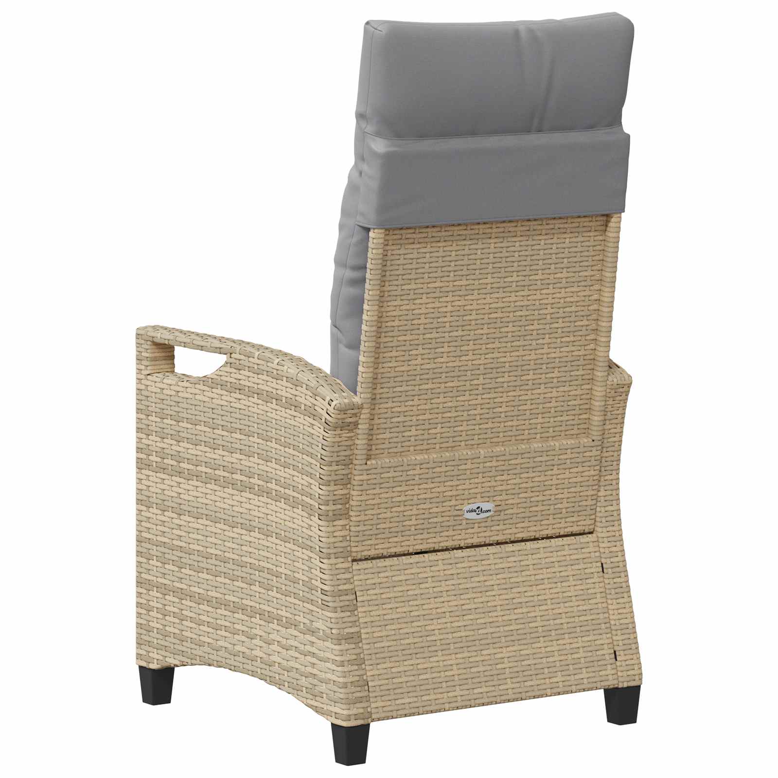 Vrtna stolica 2 pcs Bež i svijetlo siva 56 x 60 x 112 cm