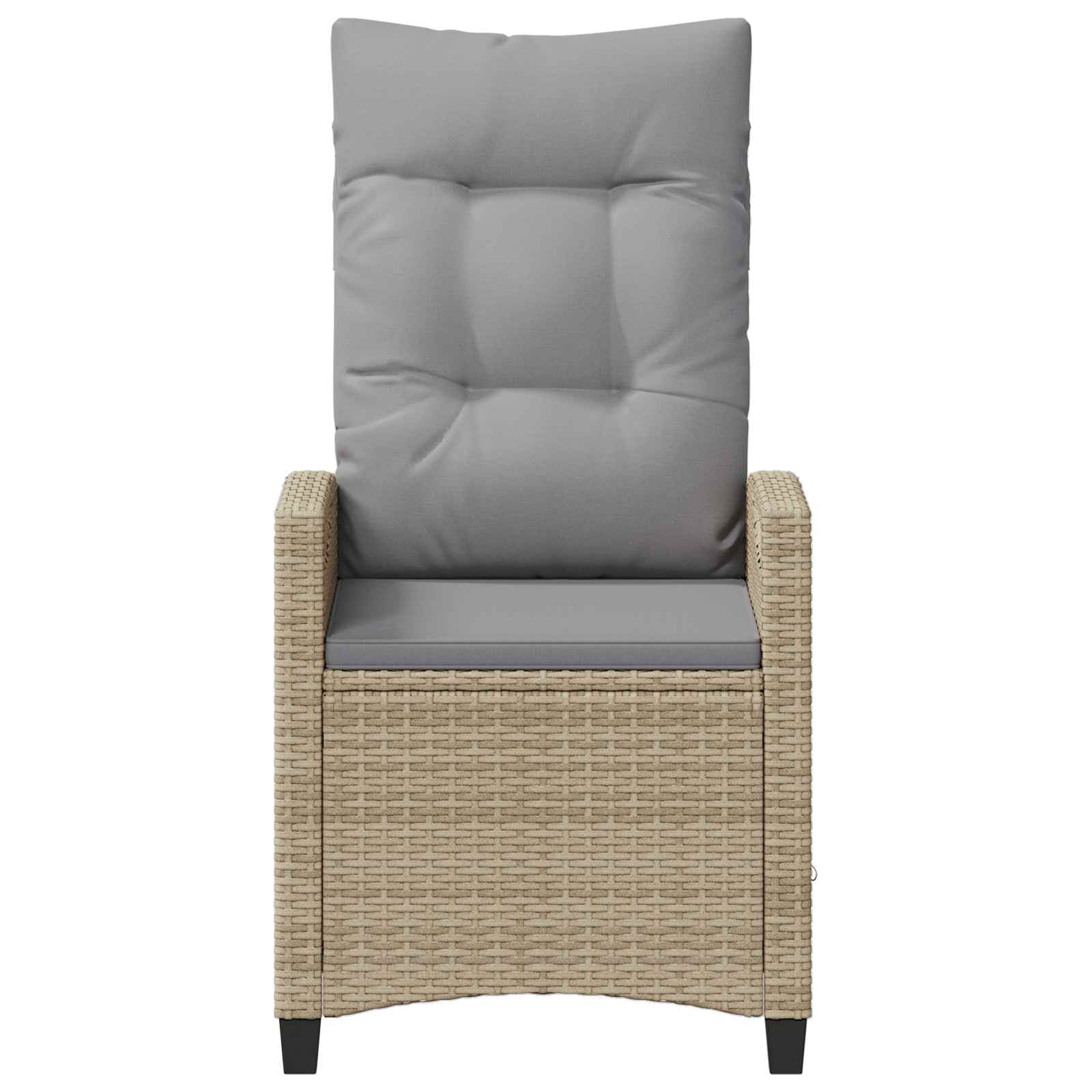 Vrtna stolica 2 pcs Bež i svijetlo siva 56 x 60 x 112 cm