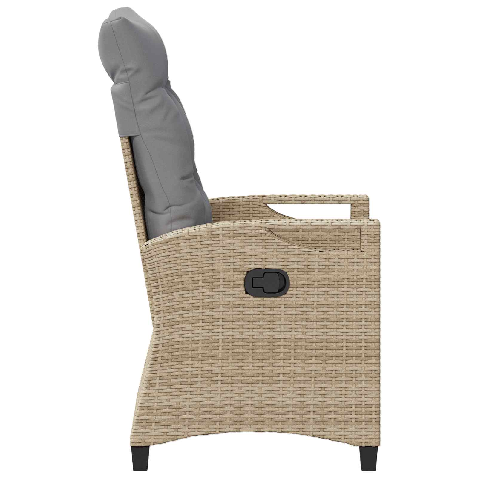 Vrtna stolica 2 pcs Bež i svijetlo siva 56 x 60 x 112 cm