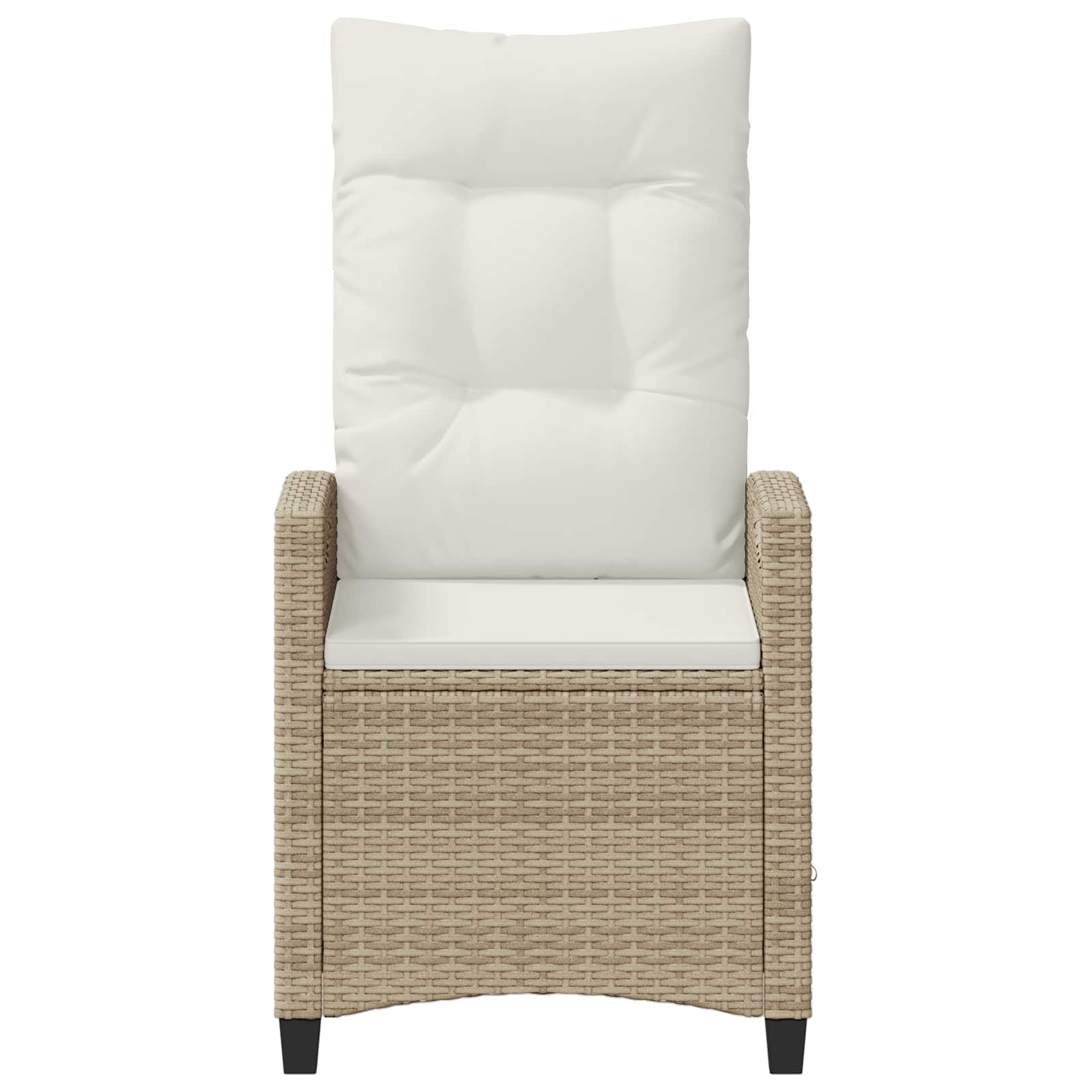 Vrtna stolica 2 pcs Bež i krema 56 x 60 x 112 cm