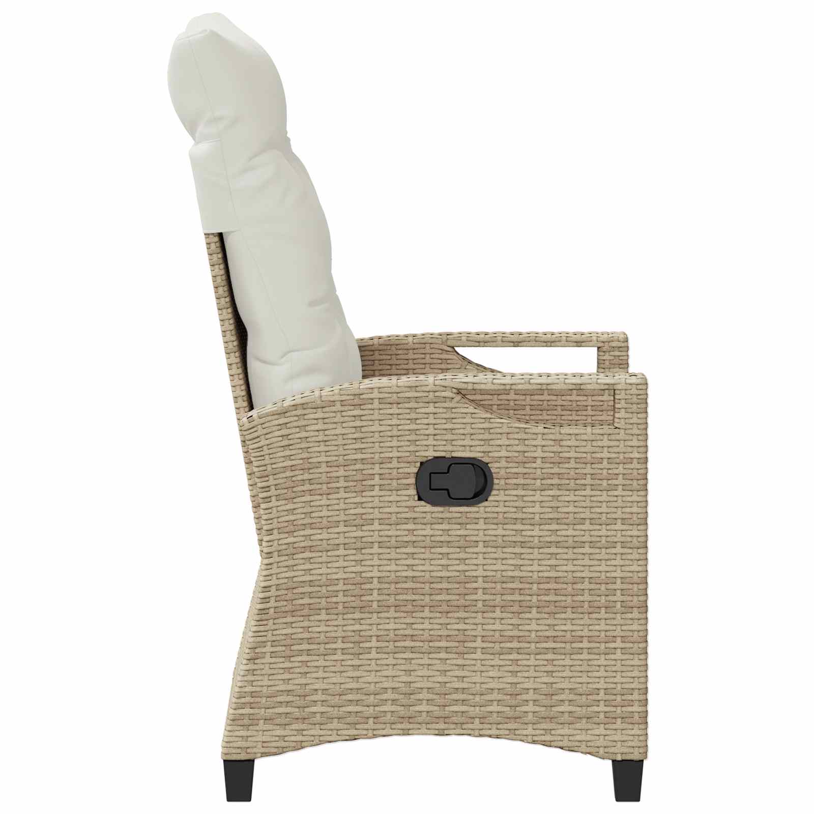 Vrtna stolica 2 pcs Bež i krema 56 x 60 x 112 cm